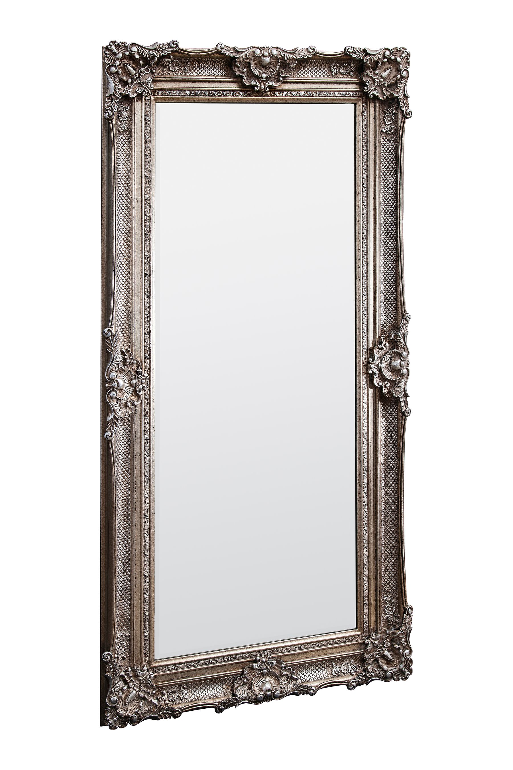 Buy Gallery Home Silver Epping Silver Leaner Mirror from the Next UK