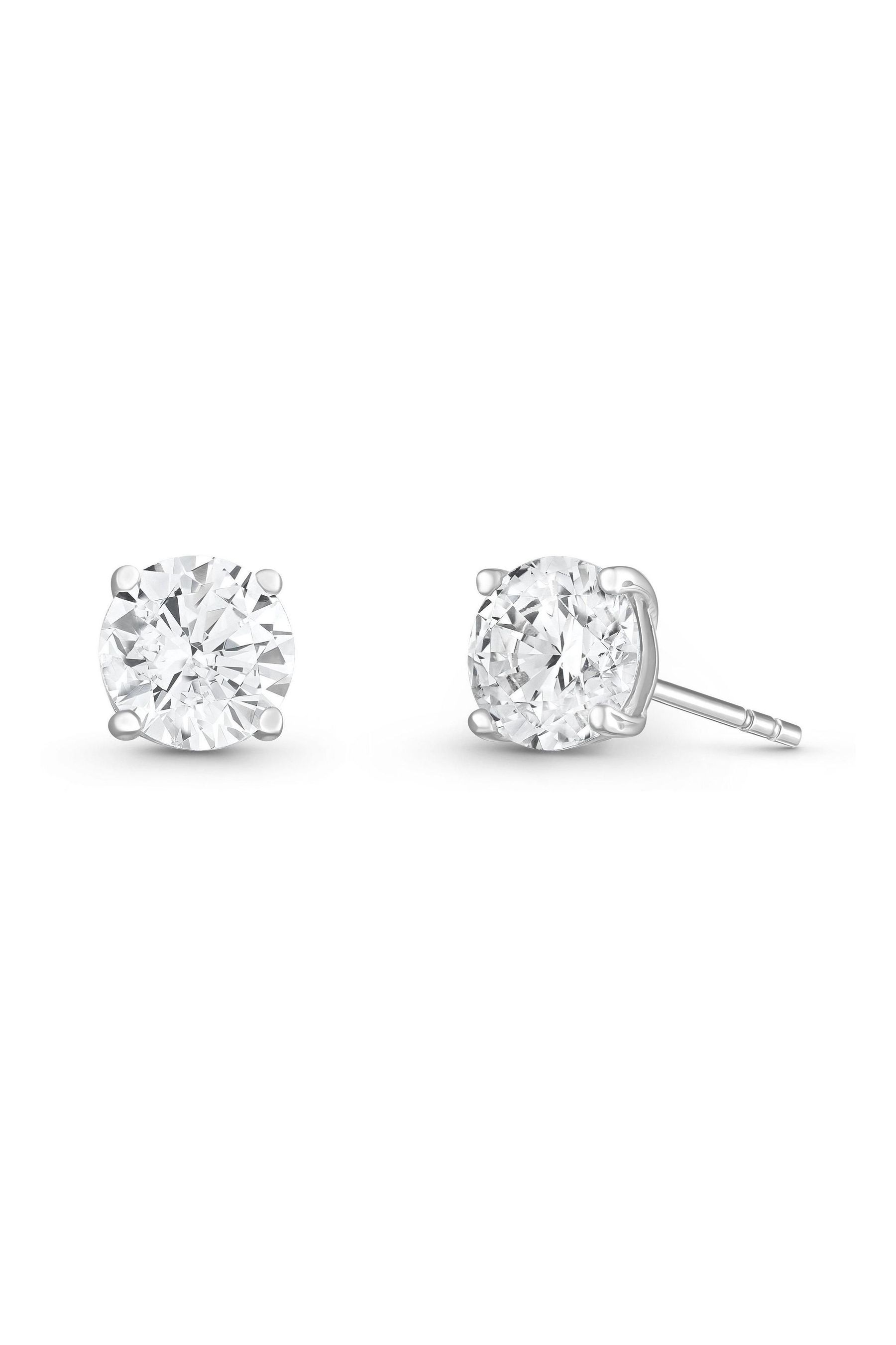 Buy Beaverbrooks 9ct Cubic Zirconia Stud Earrings from the Next UK