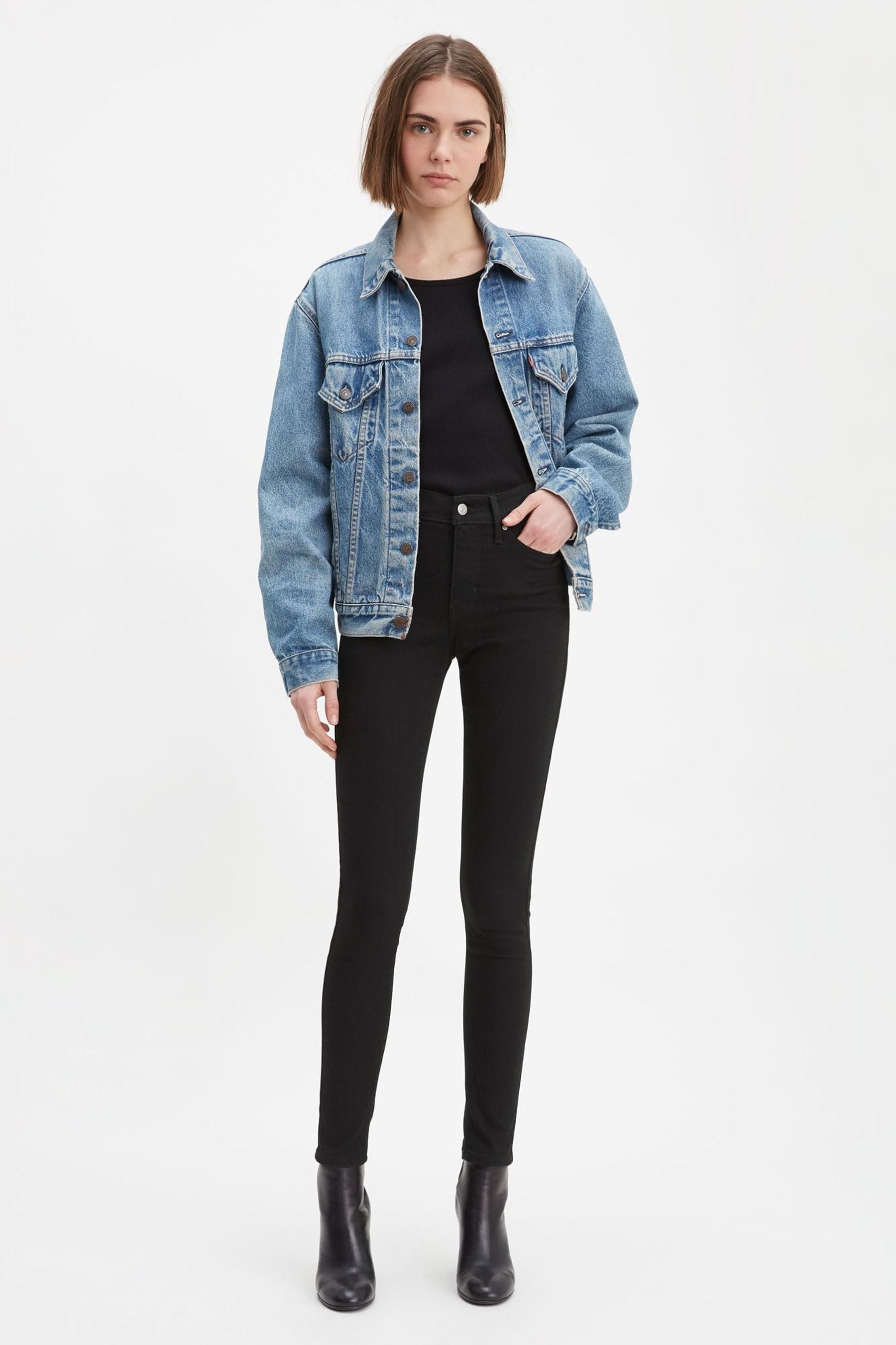 Buy Levi's® Black Squared 310™ Shaping Super Skinny Jeans from the Next ...