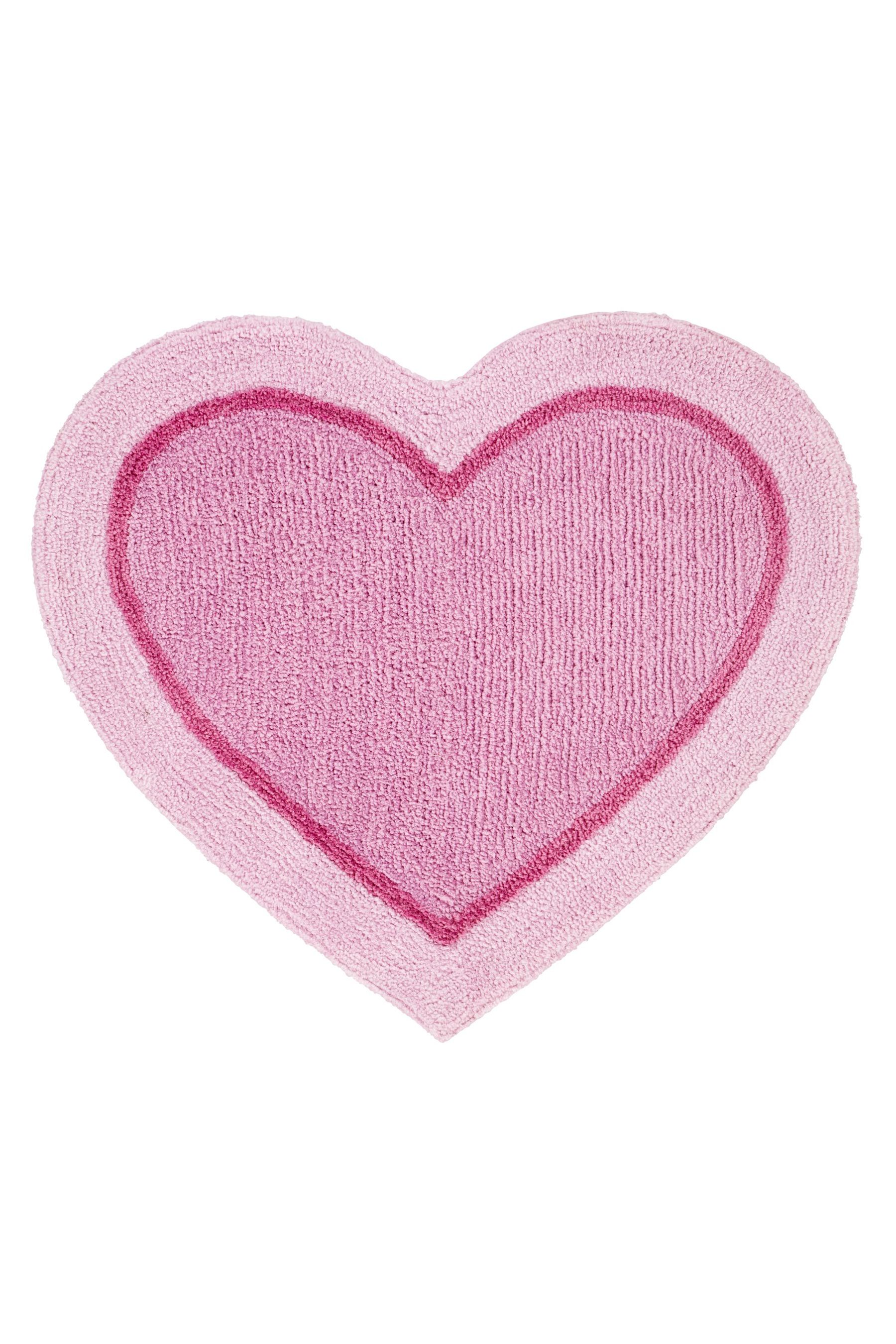 Buy Catherine Lansfield Pink Heart Rug from the Next UK online shop