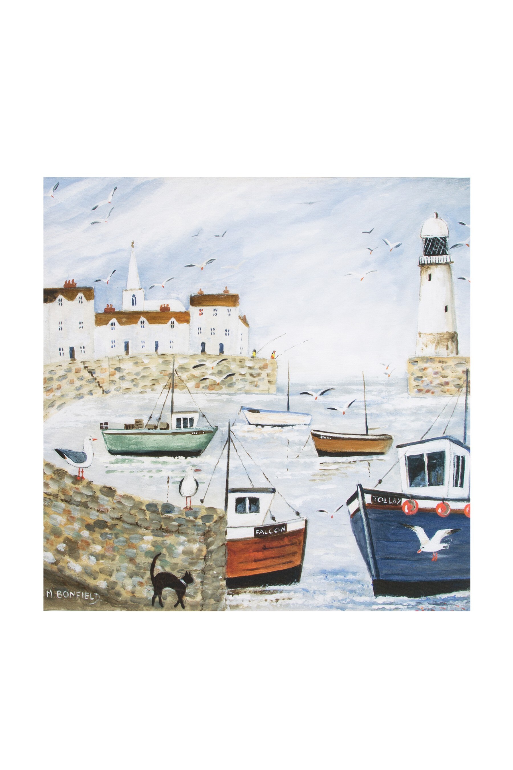 Buy Art For The Home Blue Harbour Side Wall Art from the Next UK online