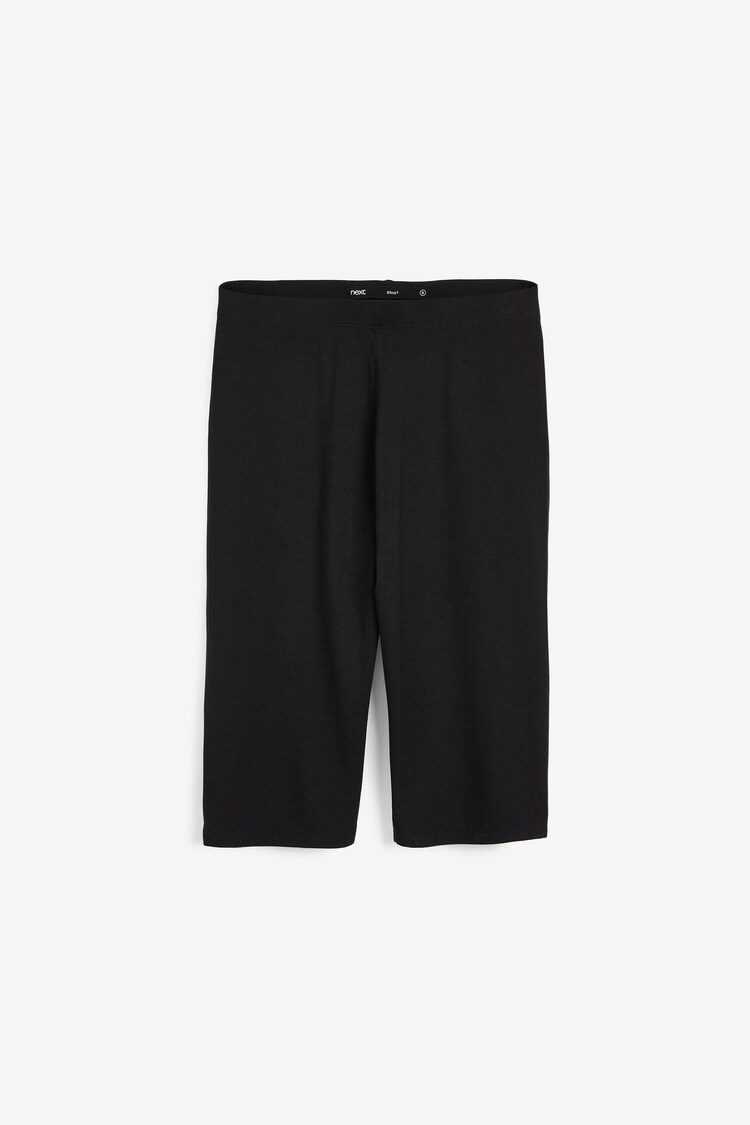 Black Jersey Cycle Shorts - Image 1 of 1