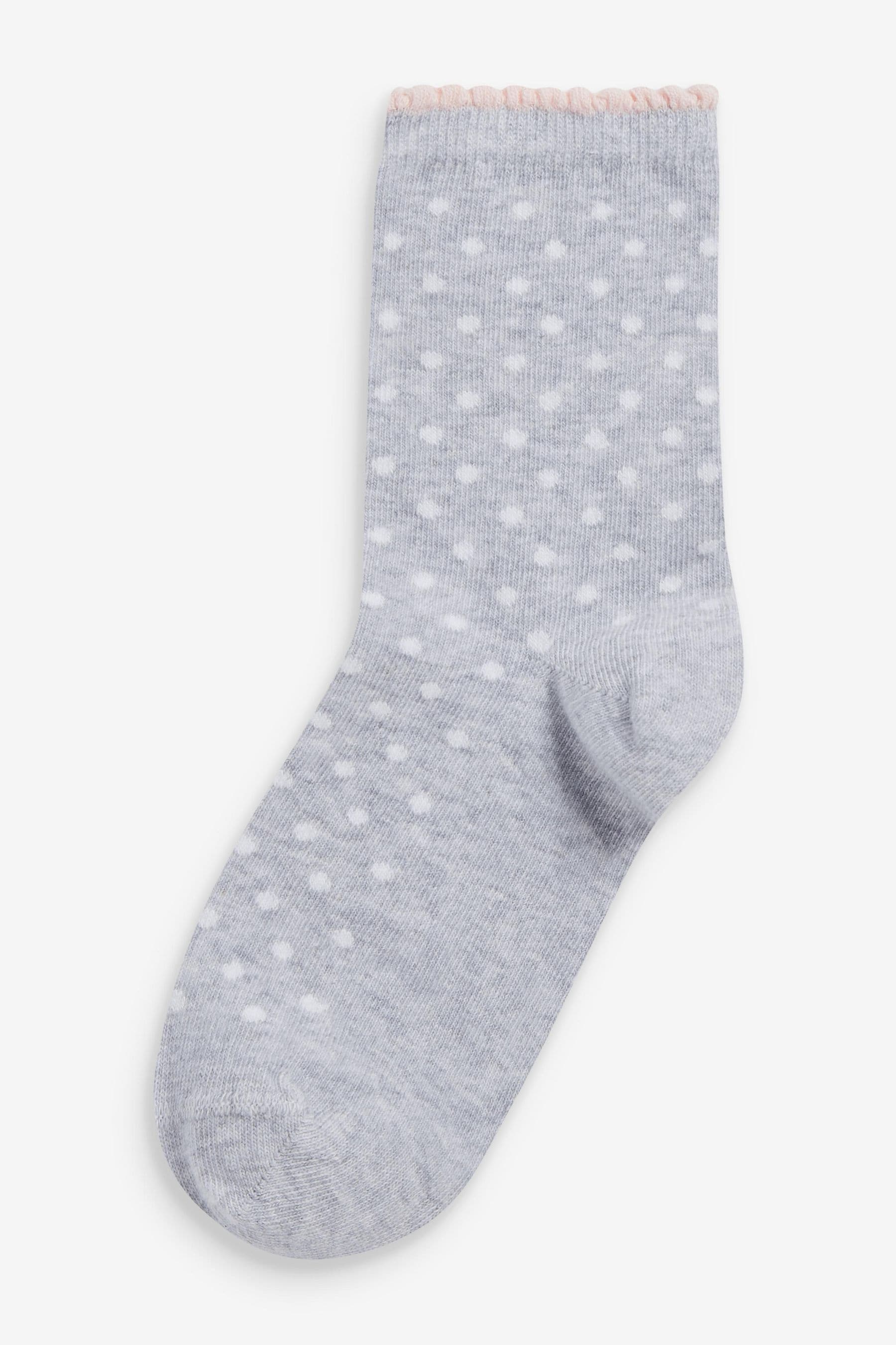 Buy 7 Pack Cotton Rich Pretty Ankle Socks from the Next UK online shop