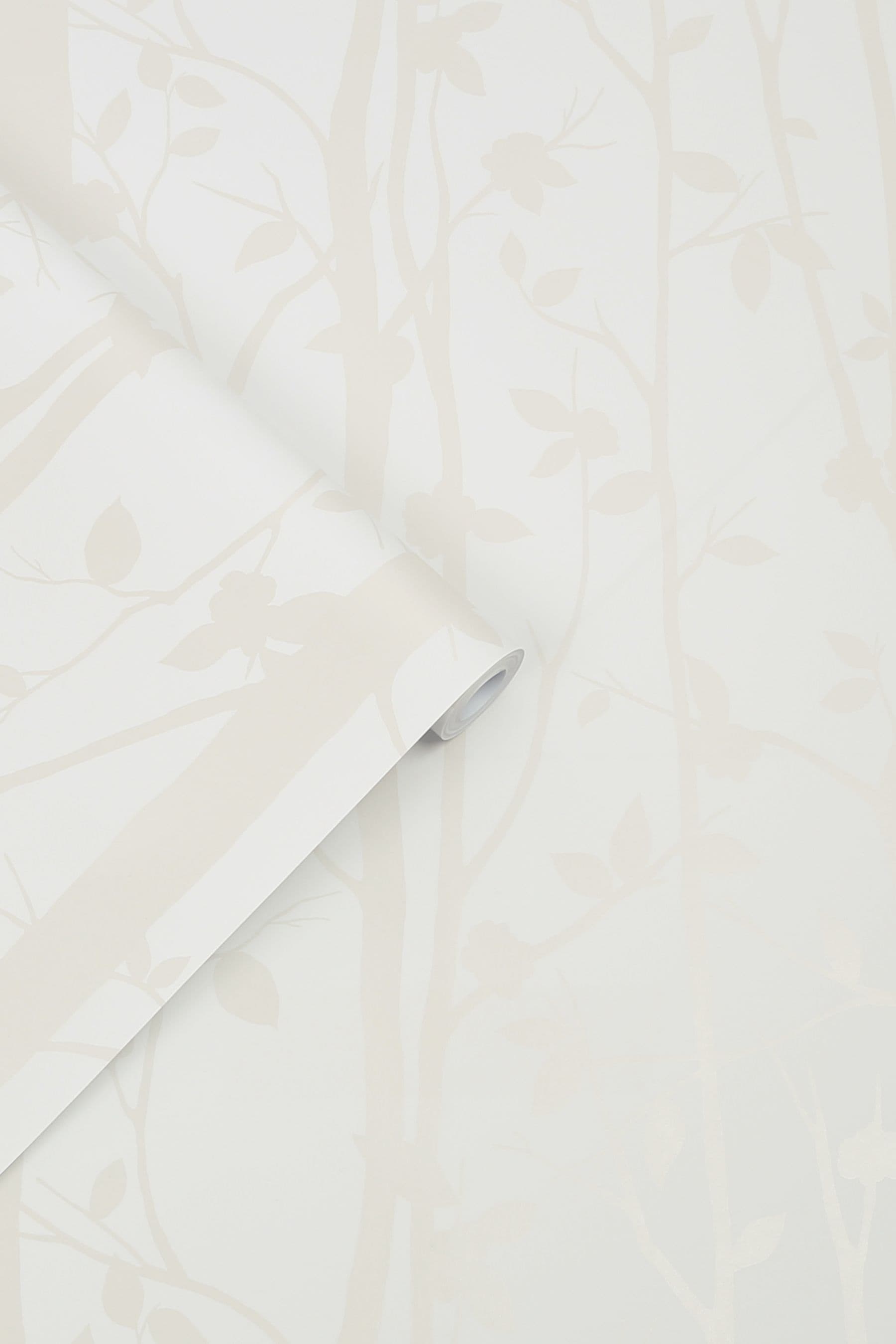 Buy Laura Ashley White Cottonwood Pearlescent Wallpaper Wallpaper from ...