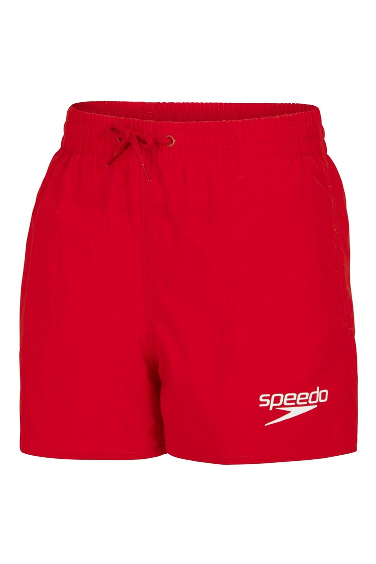Speedo Red Essential Swim Shorts - Image 1 of 1