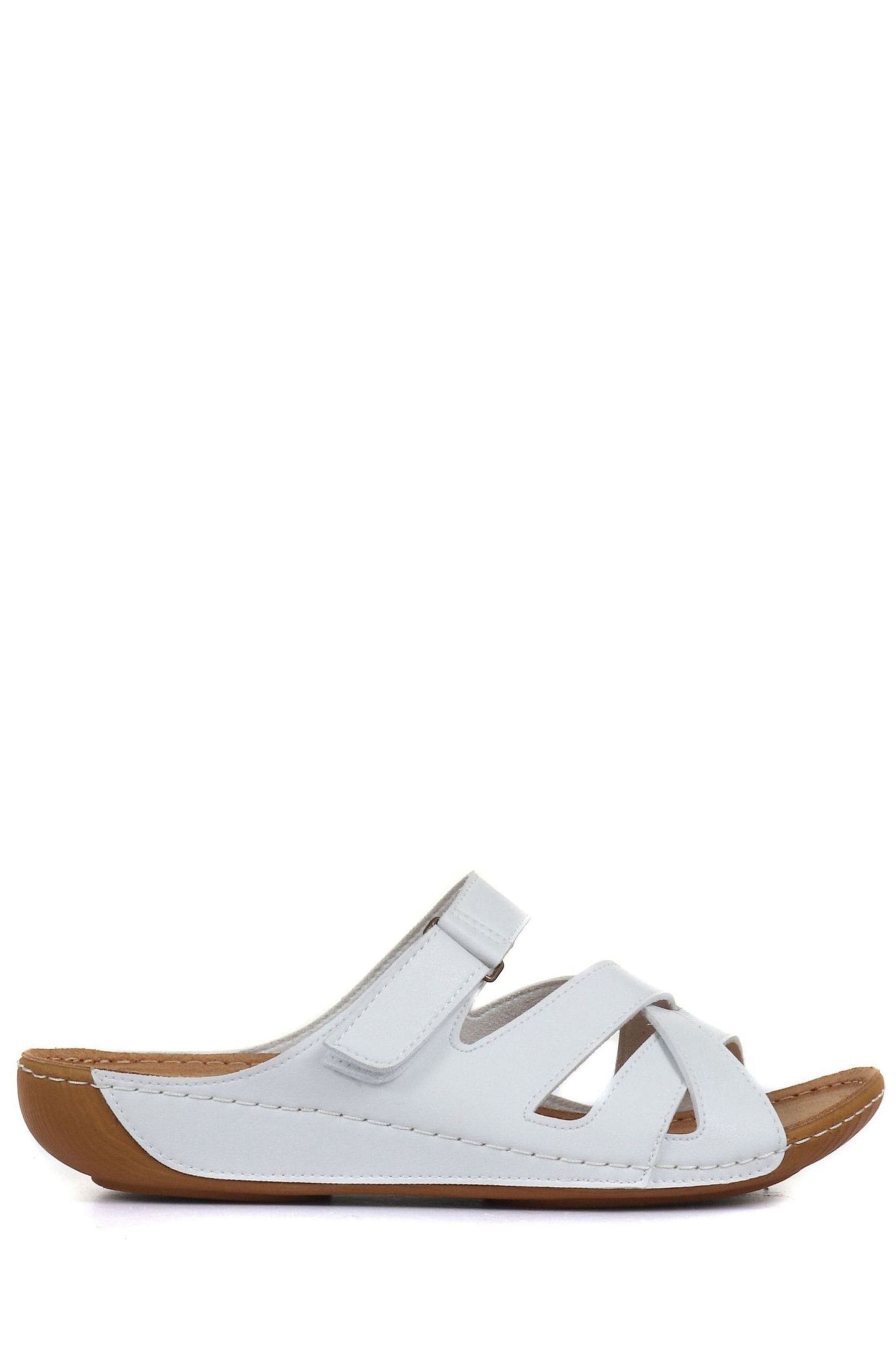 Buy Pavers White Ladies Touch Fasten Mules from the Next UK online shop