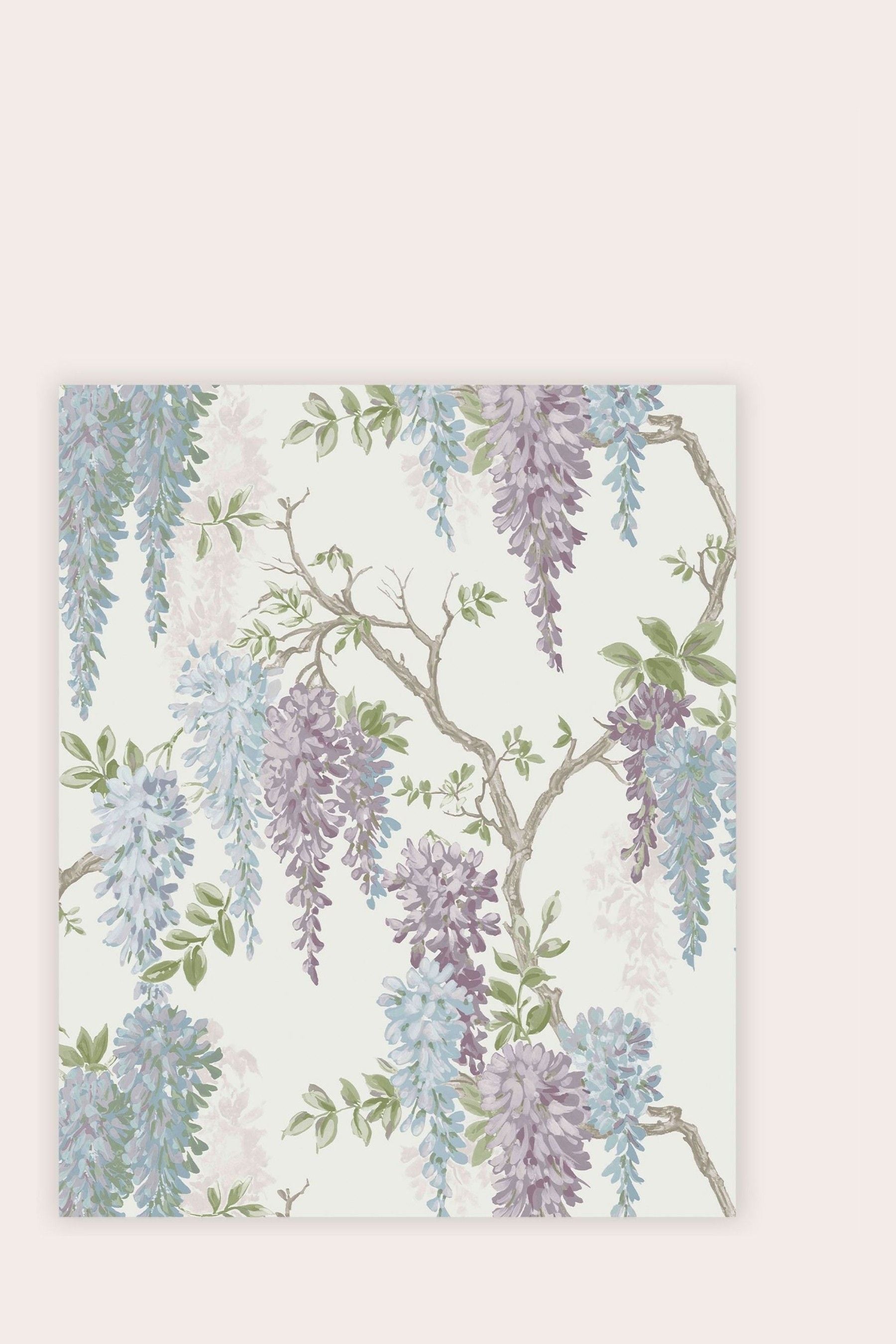 Buy Laura Ashley Duck Egg Wisteria Garden Wallpaper From The Next Uk