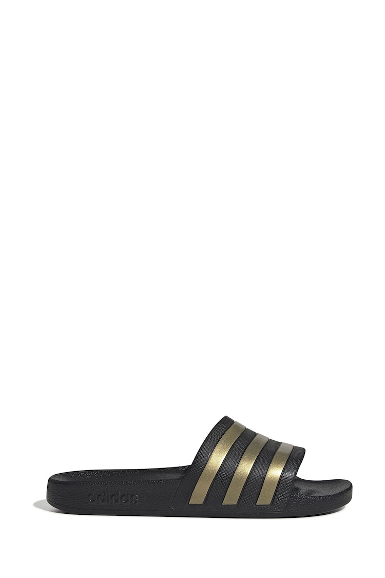 Negro/dorado - Sandalias deportivas Adilette Aqua de Adidas - Imagen 1 de 1