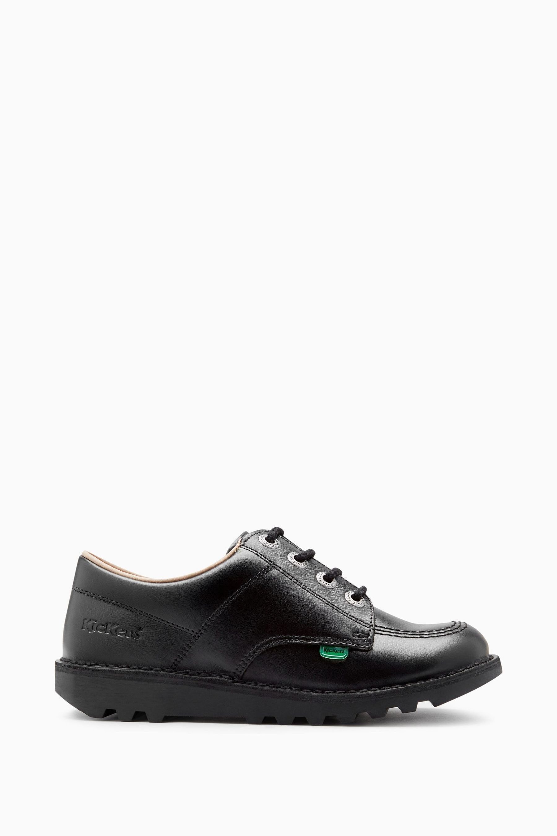Buy Kickers Youth Kick Lo Leather Black Shoes from the Next UK online shop
