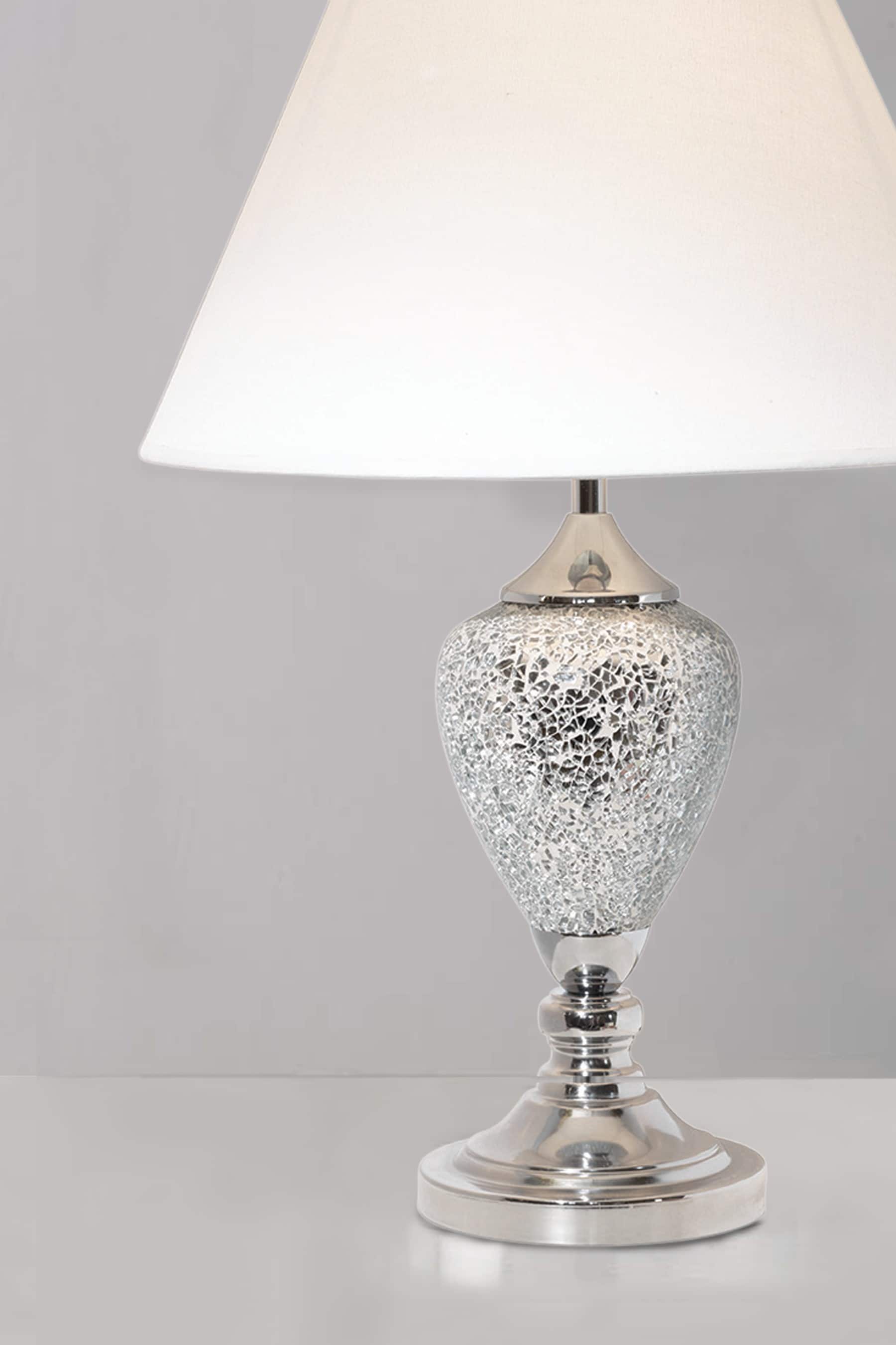 Buy Village At Home Chrome Maya Table Lamp from the Next UK online shop
