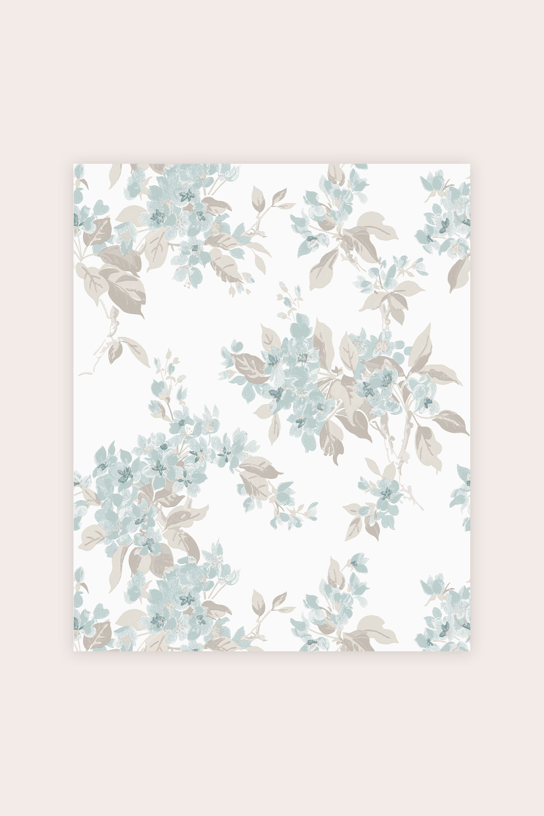 Buy Laura Ashley Apple Blossom 10M Wallpaper from the Laura Ashley