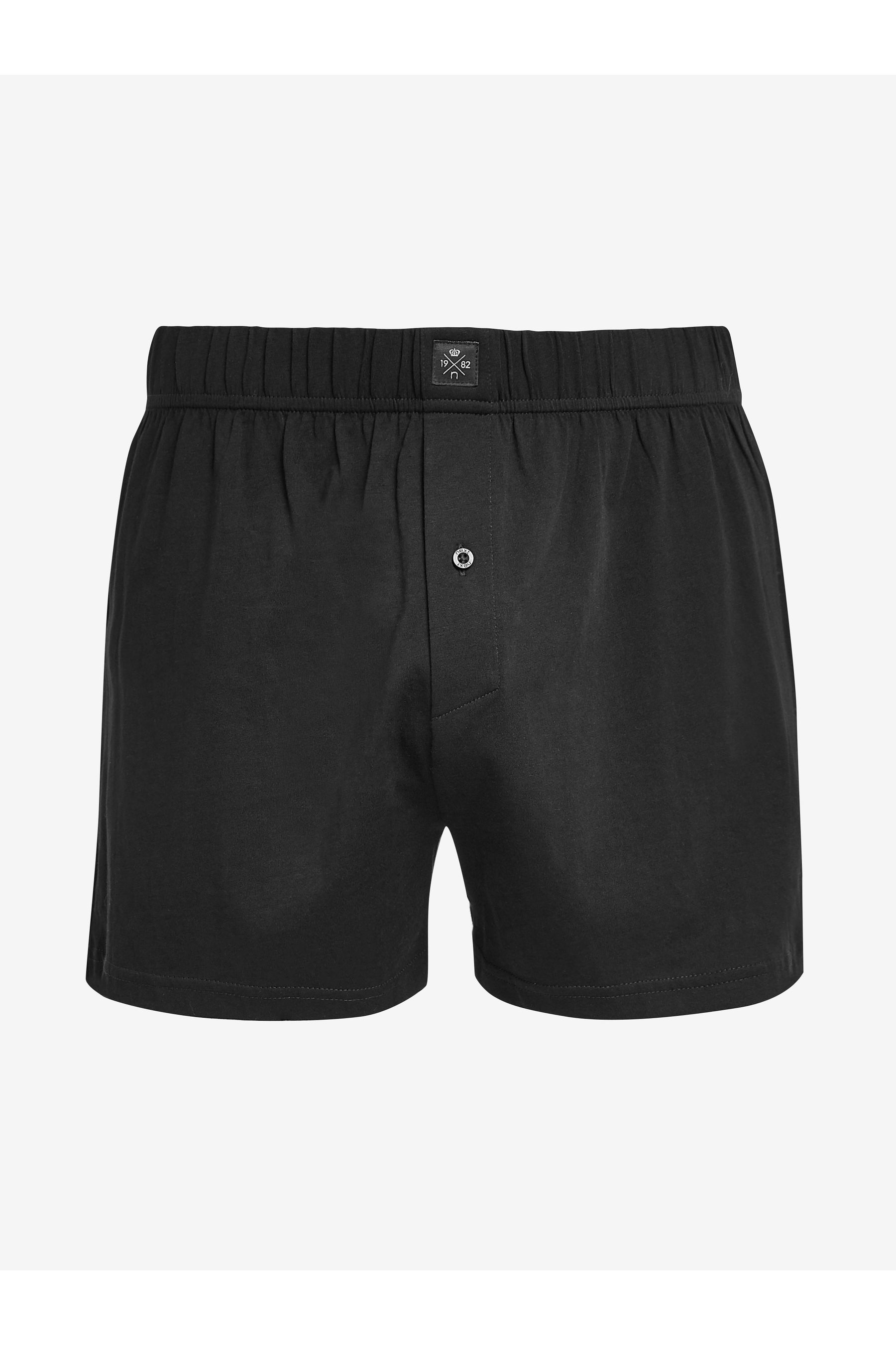 Buy Essential Black 4 pack Essential Jersery Boxers 4 PK from the Next ...