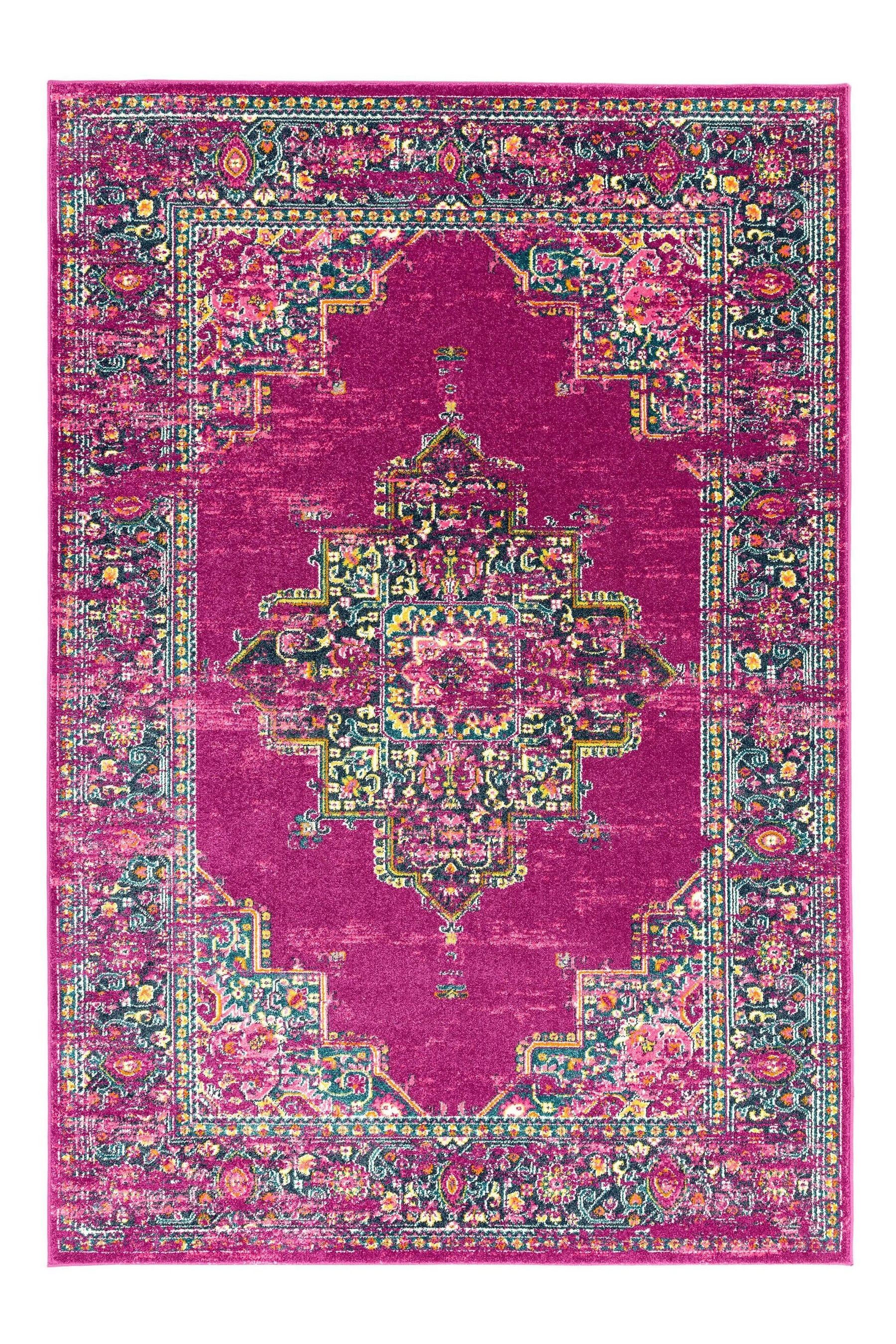 Buy Asiatic Rugs Fushsia Pink Colt Medallion Rug from the Next UK