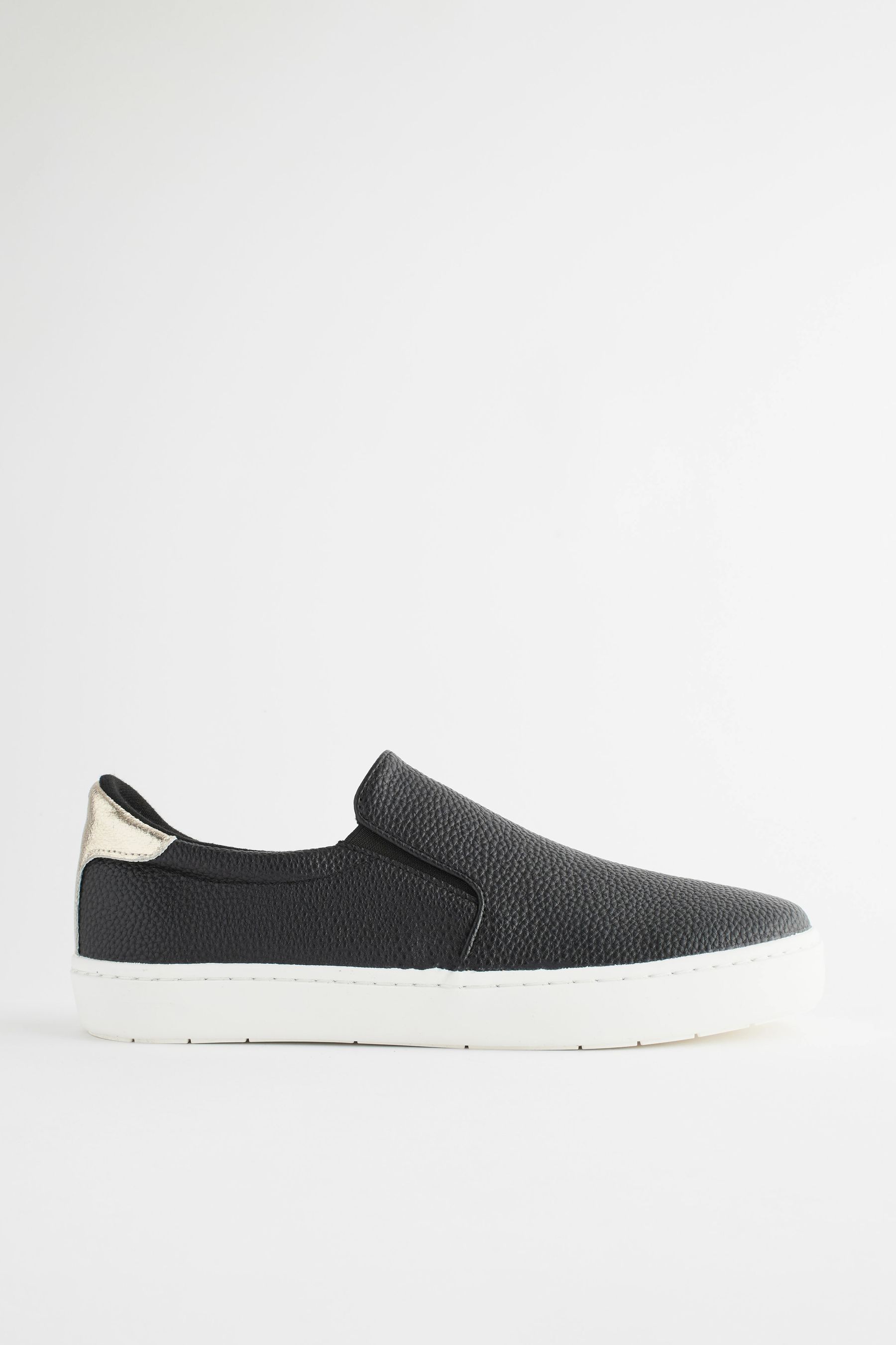 Buy Black Forever Comfort® Slip-On Trainers from the Next UK online shop