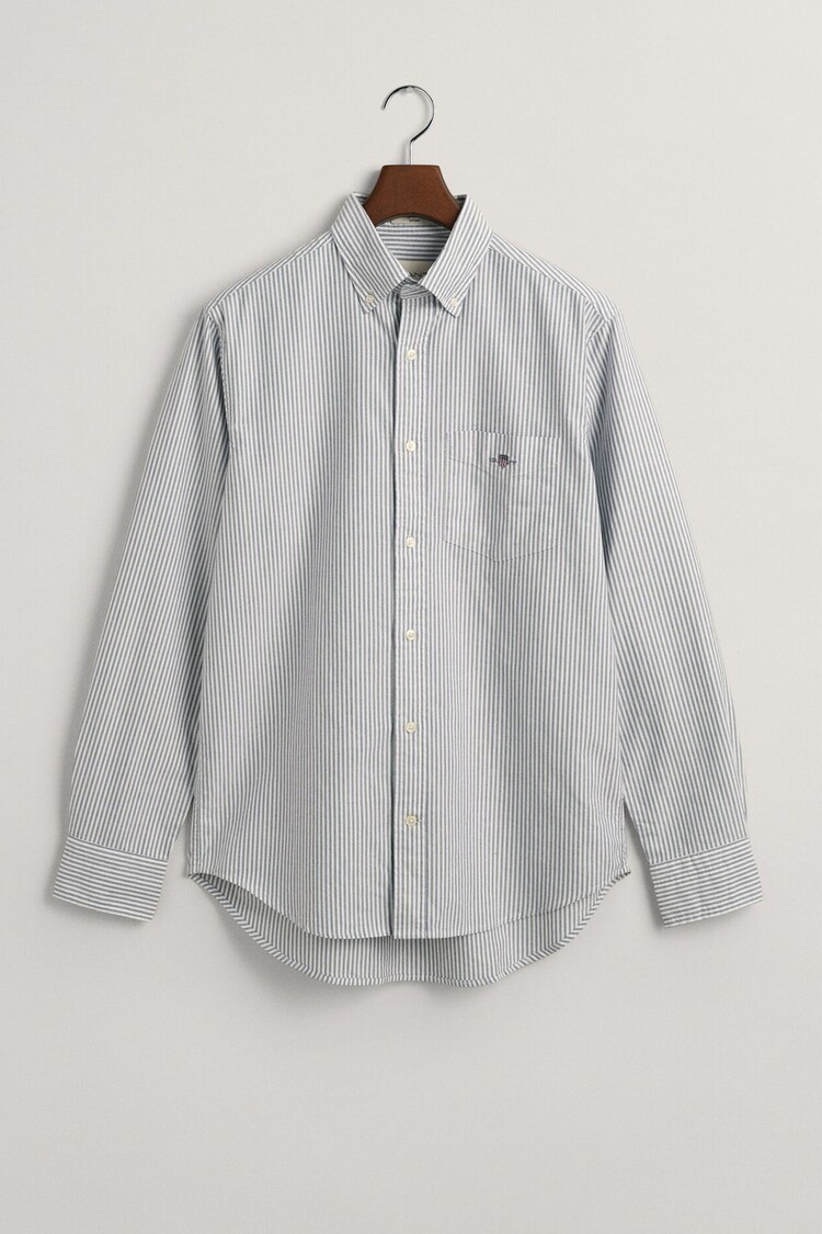 GANT Blue Oxford Banker Stripe 100% Cotton Shirt - Image 1 of 1