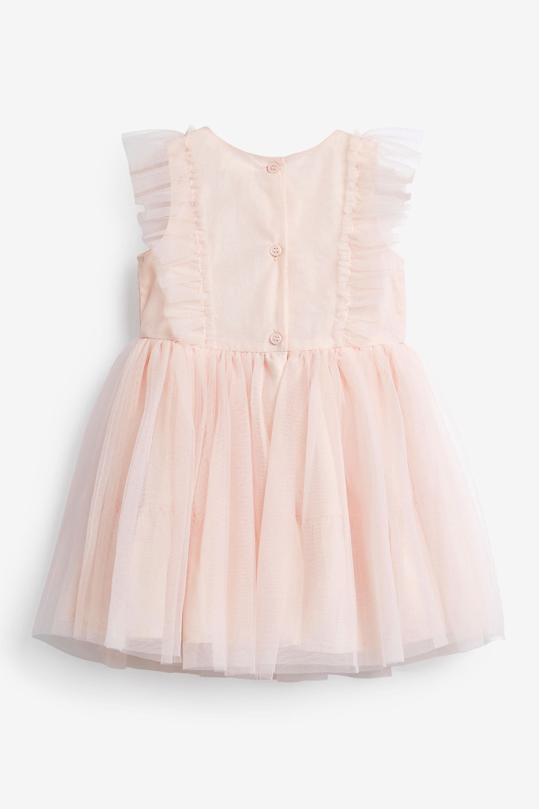 Buy Pink Mesh Party Dress (3mths-8yrs) from the Next UK online shop