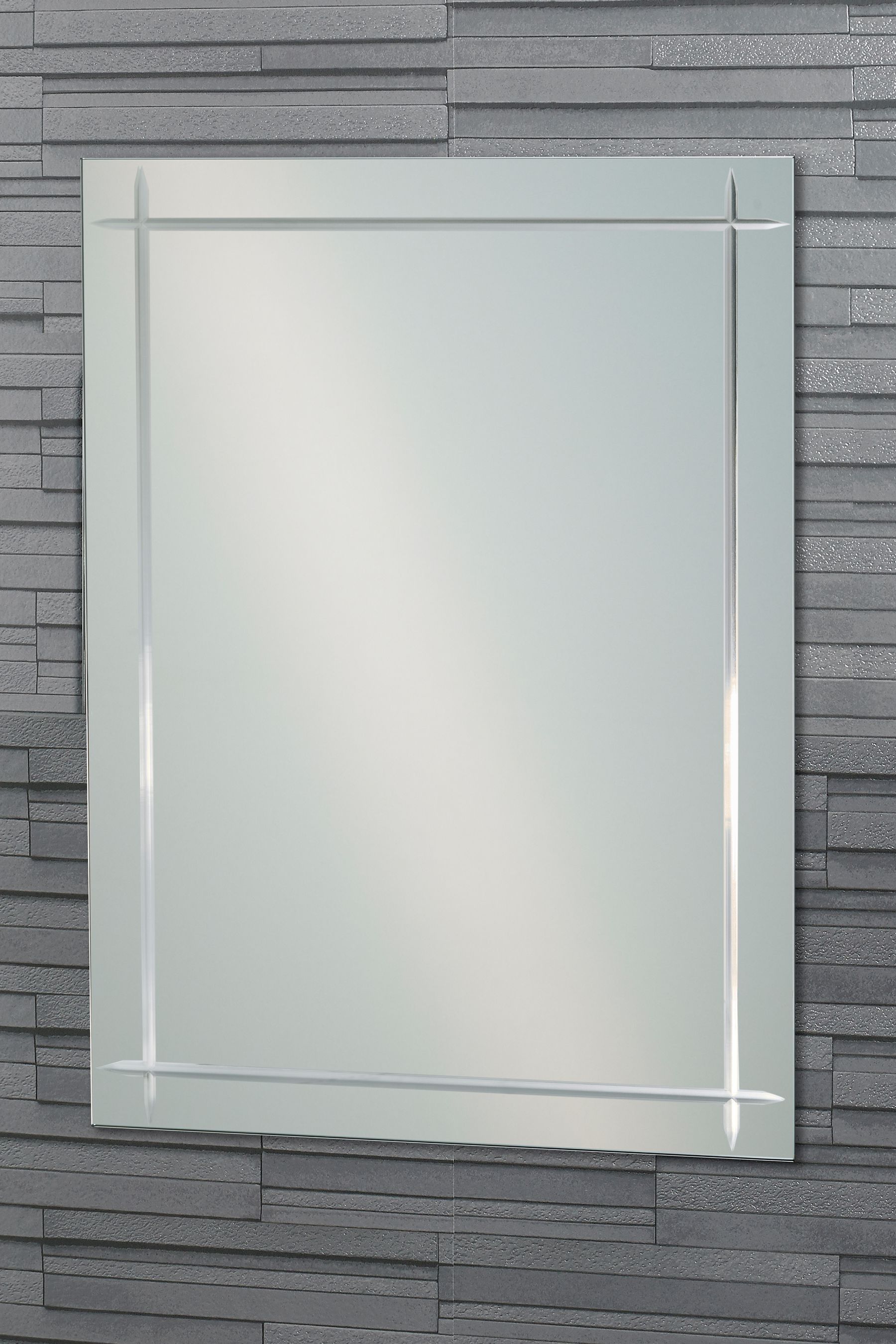 Buy Showerdrape Marylebone Diamond Cut Bathroom Mirror from Next Ireland