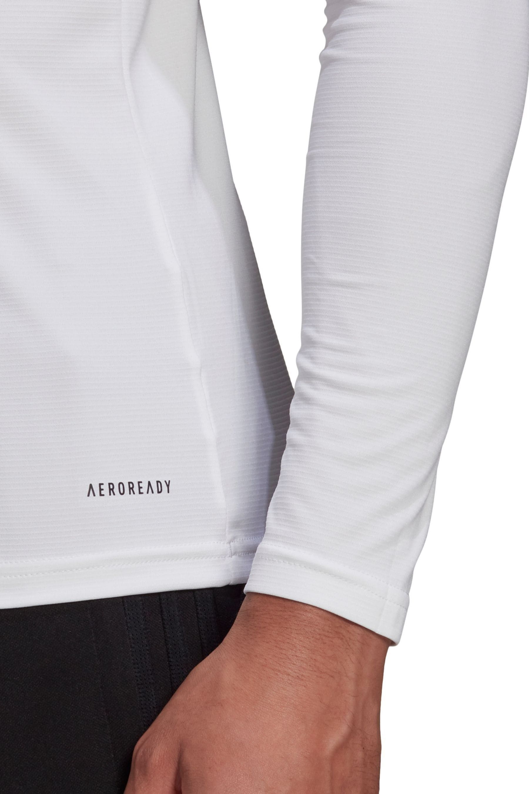 Buy adidas White Teamwear Base Layer Long Sleeve Top from the Next UK ...