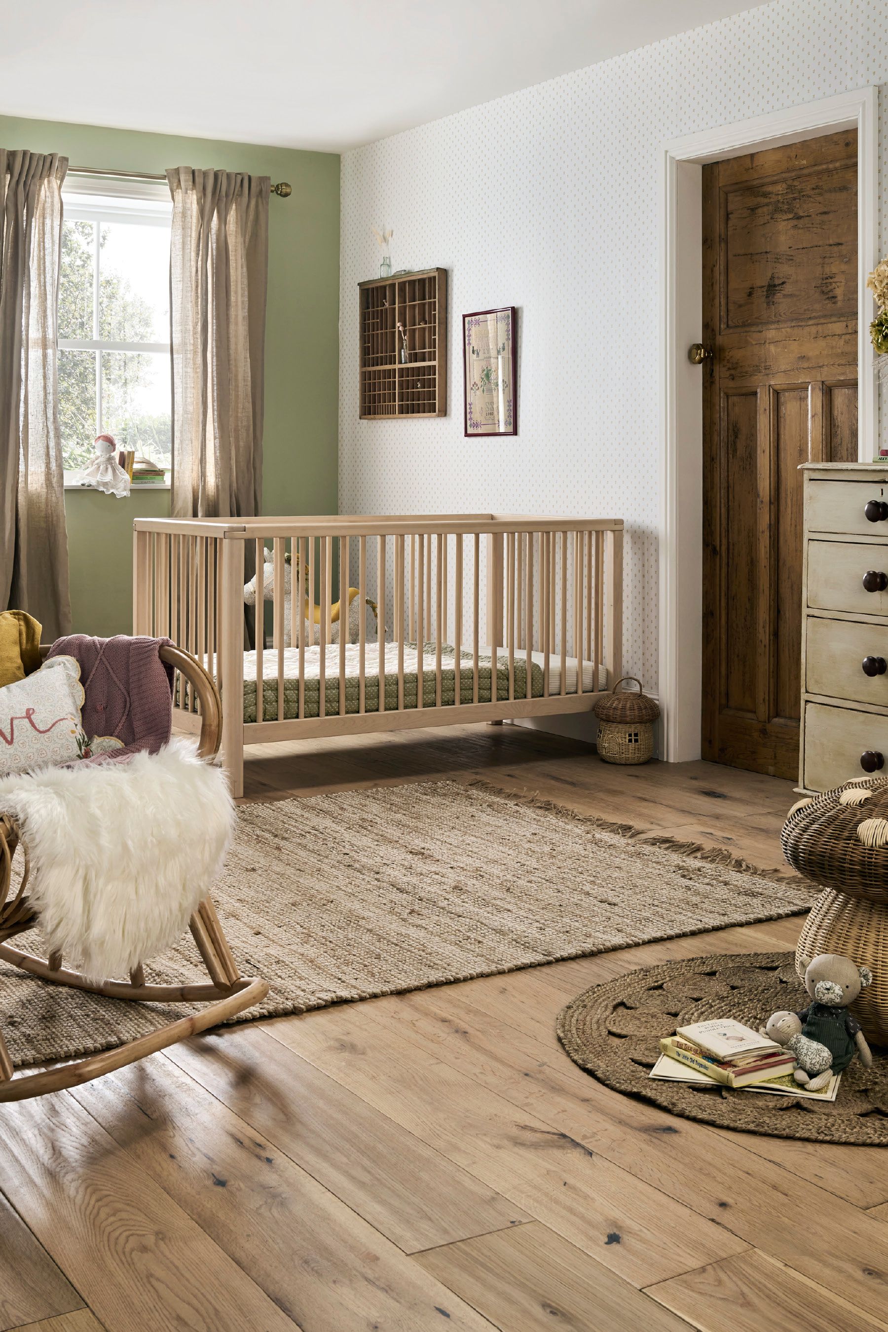 Buy Mamas & Papas x Laura Ashley 2 Pack Gingham Gingham Fitted Cot Bed