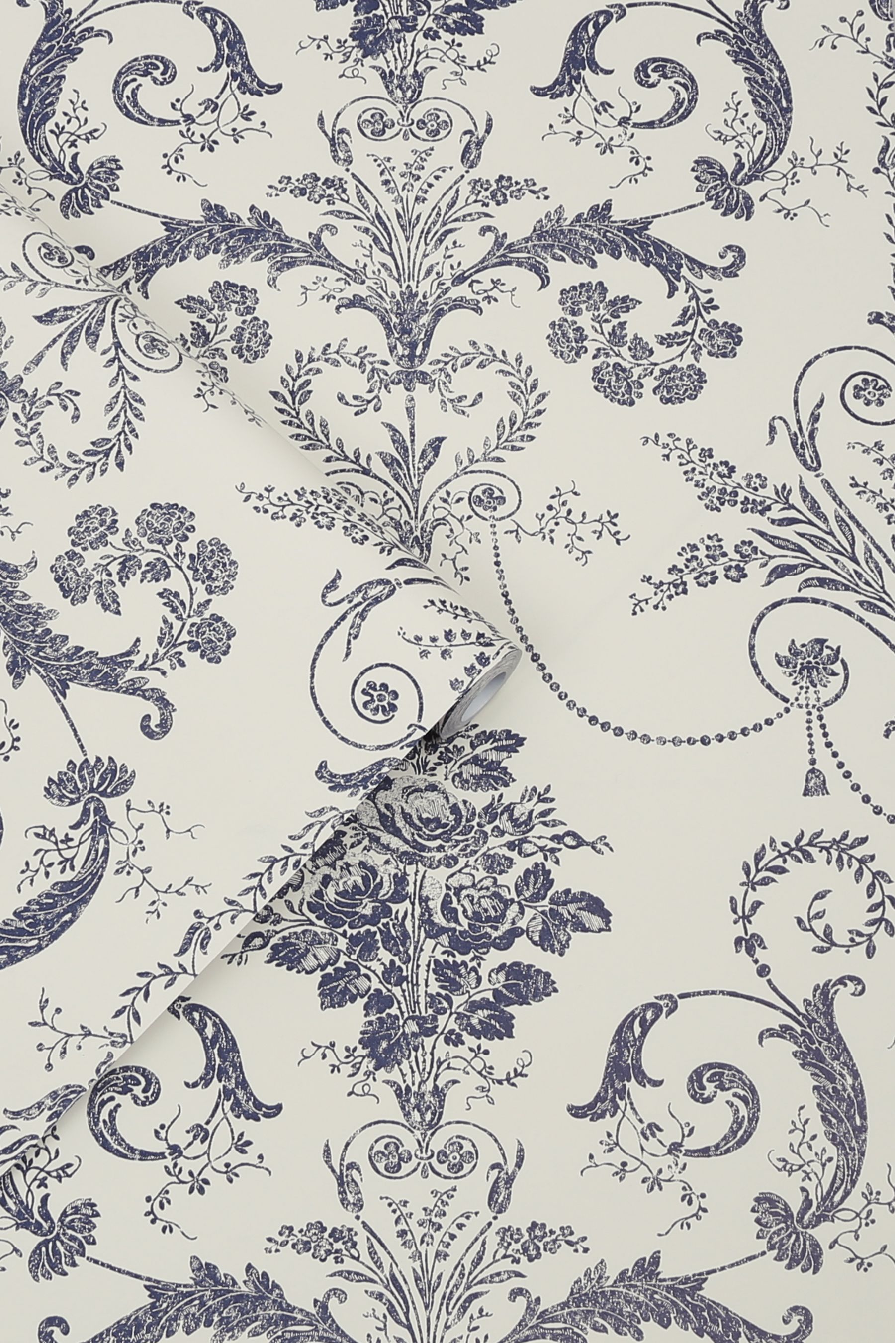 Buy Laura Ashley Off White Midnight Josette Wallpaper Wallpaper from