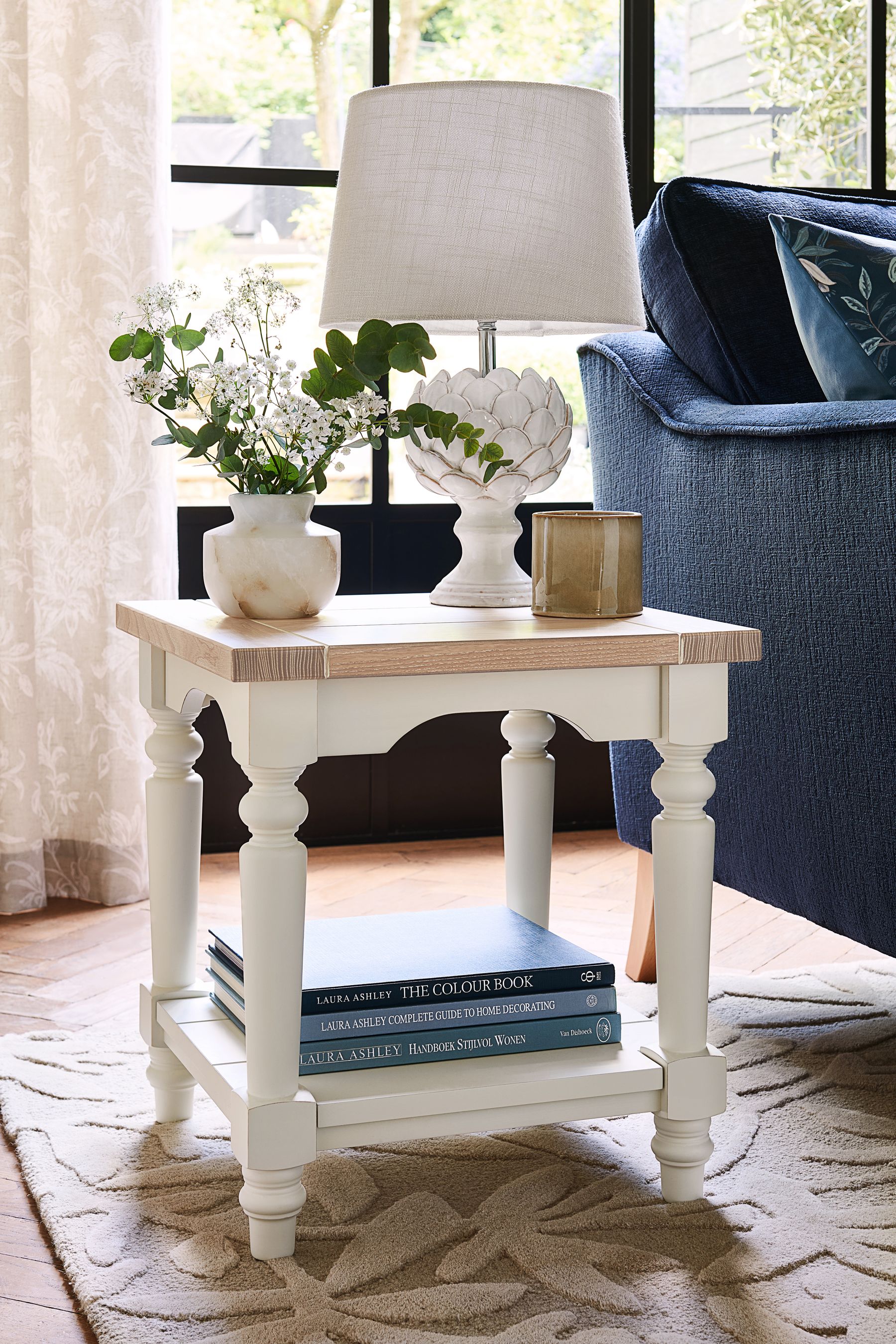 Buy Laura Ashley White Dorset Side Table from the Next UK online shop