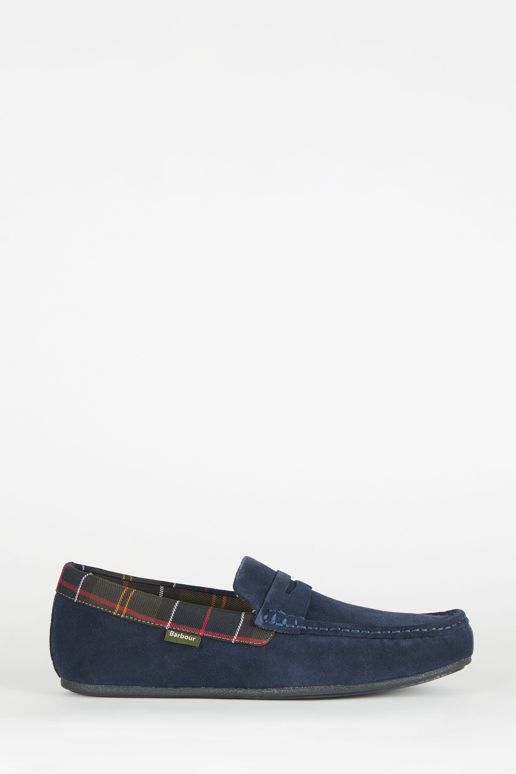 Buy Barbour® Navy Porterfield Suede Slippers from the Next UK online shop