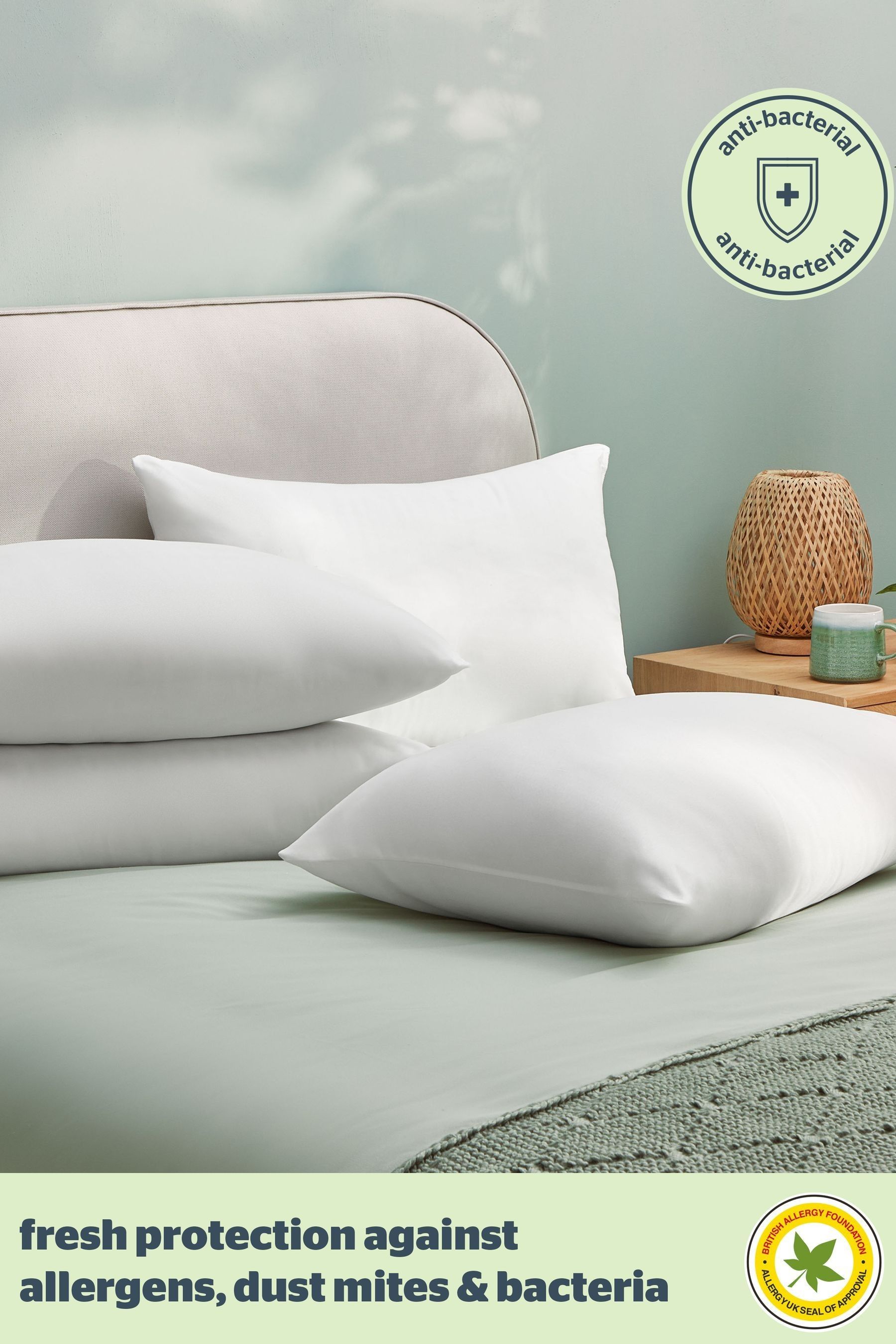 Buy Silentnight 4 Pack Anti Allergy Pillows from the Next UK online shop