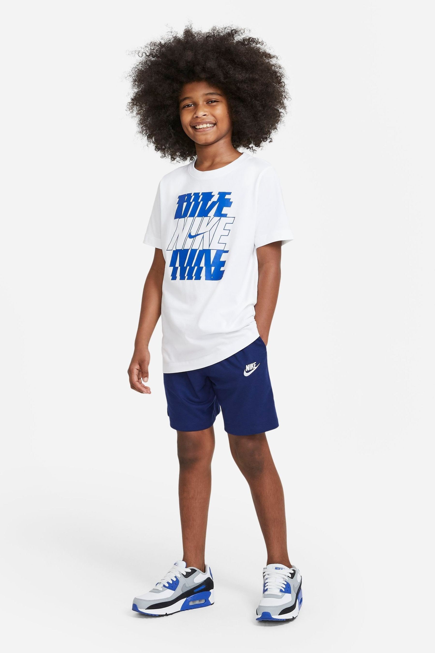 Buy Nike Navy Club Jersey Shorts from the Next UK online shop