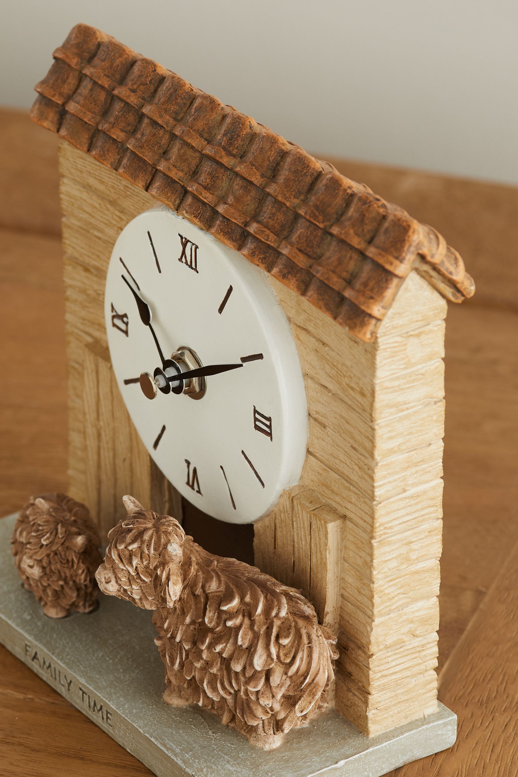 Buy Natural Hamish the Highland Cow Barn Mantel Clock from the Next UK