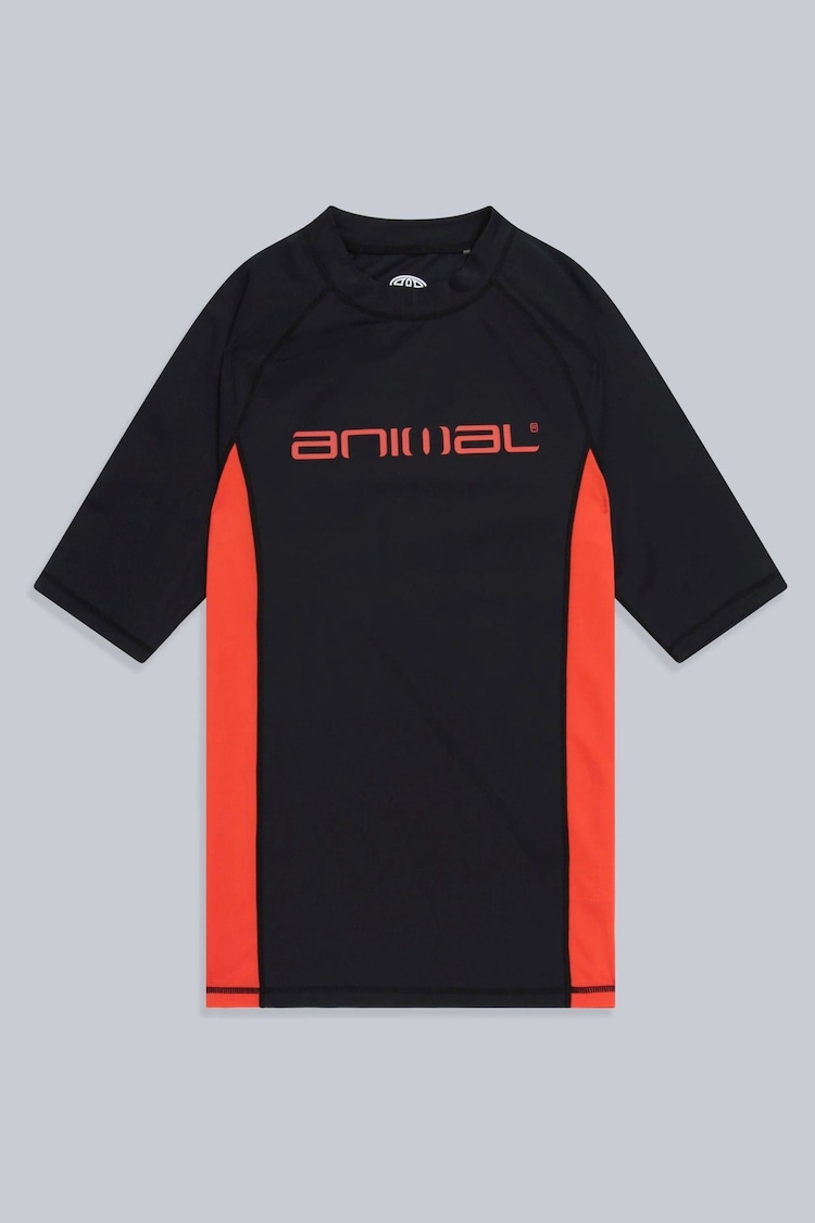 Animal Black Mens Kai Quick Drying Rash Vest - Image 1 of 1