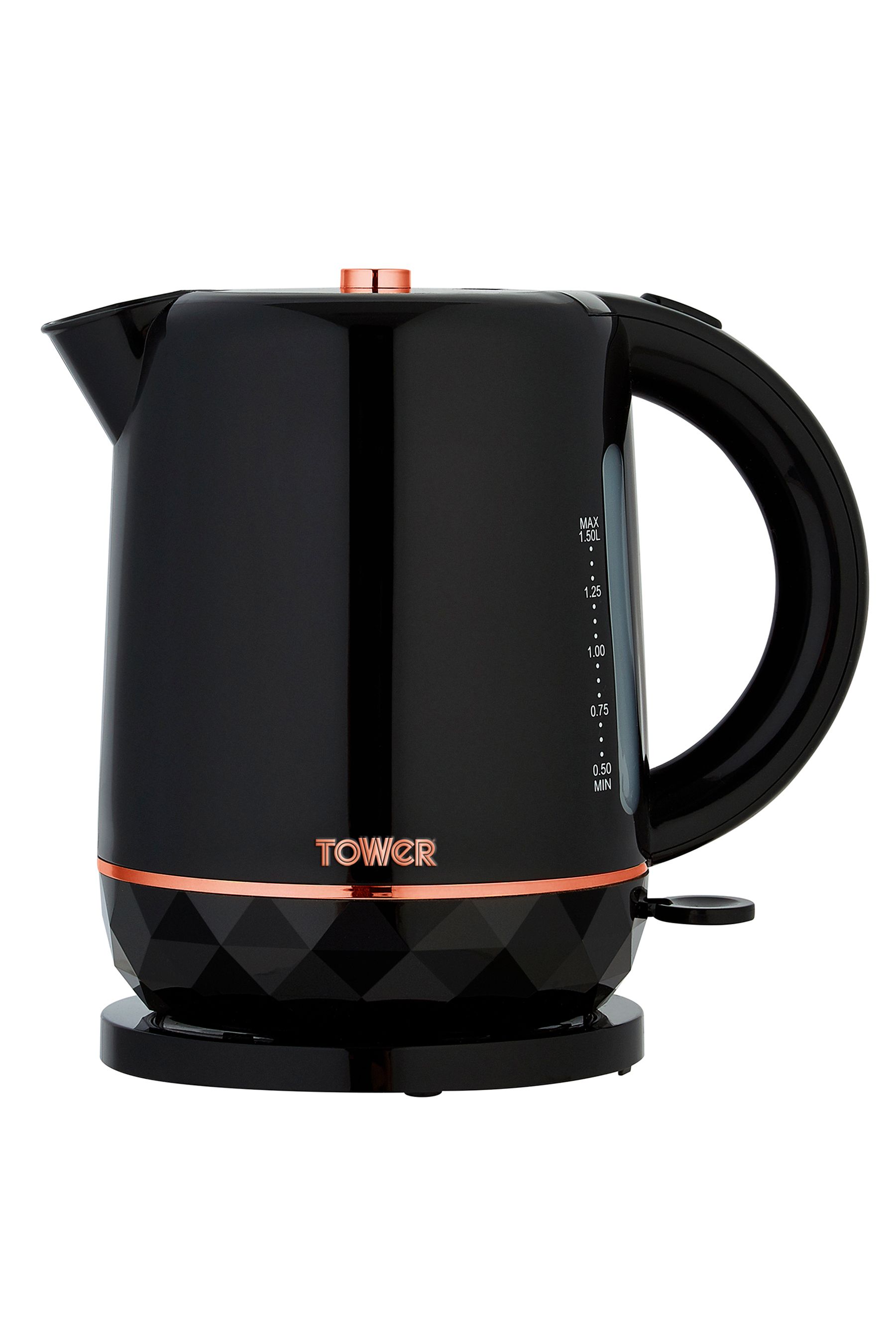 Buy Tower Black Textured Detail Kettle from the Next UK online shop
