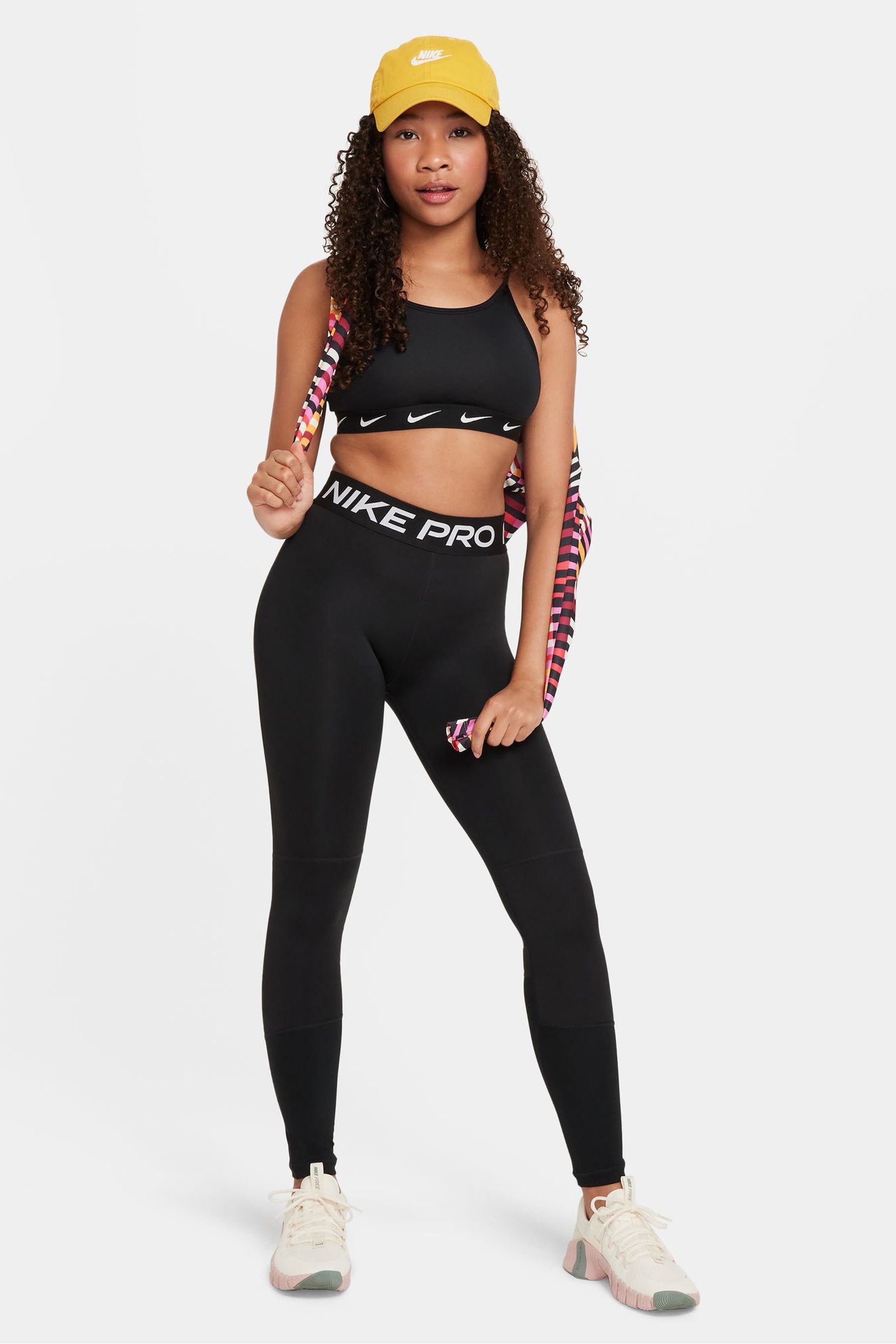 Buy Nike Black Dri-FIT High Waisted Pro Leggings from the Next UK ...