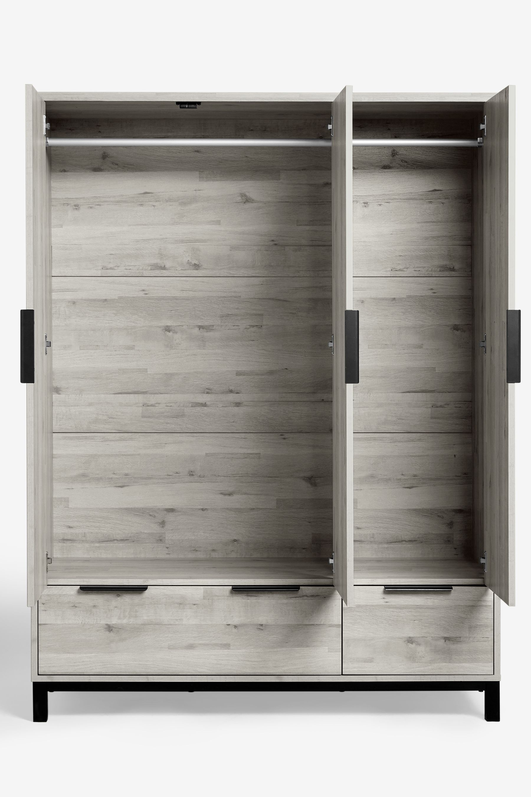 Buy Grey Bronx Oak Effect 4 Drawer Chest of Drawers from the Next UK