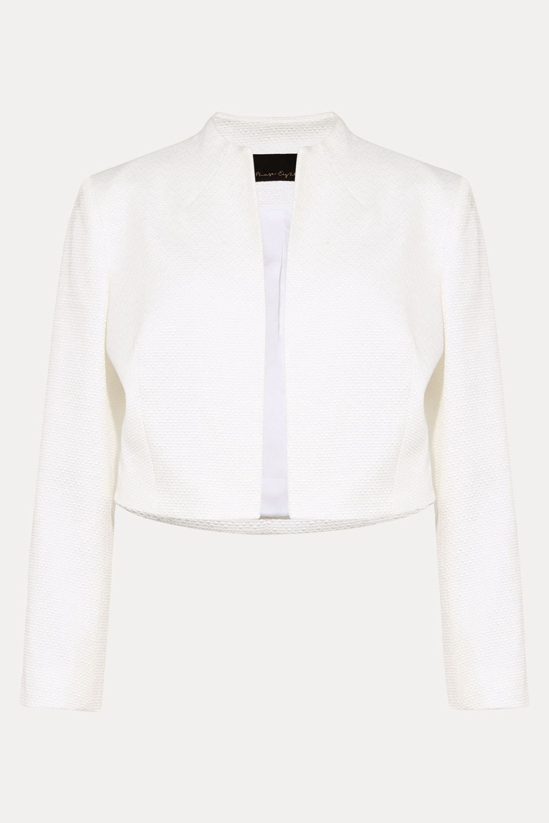 Buy Phase Eight Cream Karlee Textured Jacket from the Next UK online shop