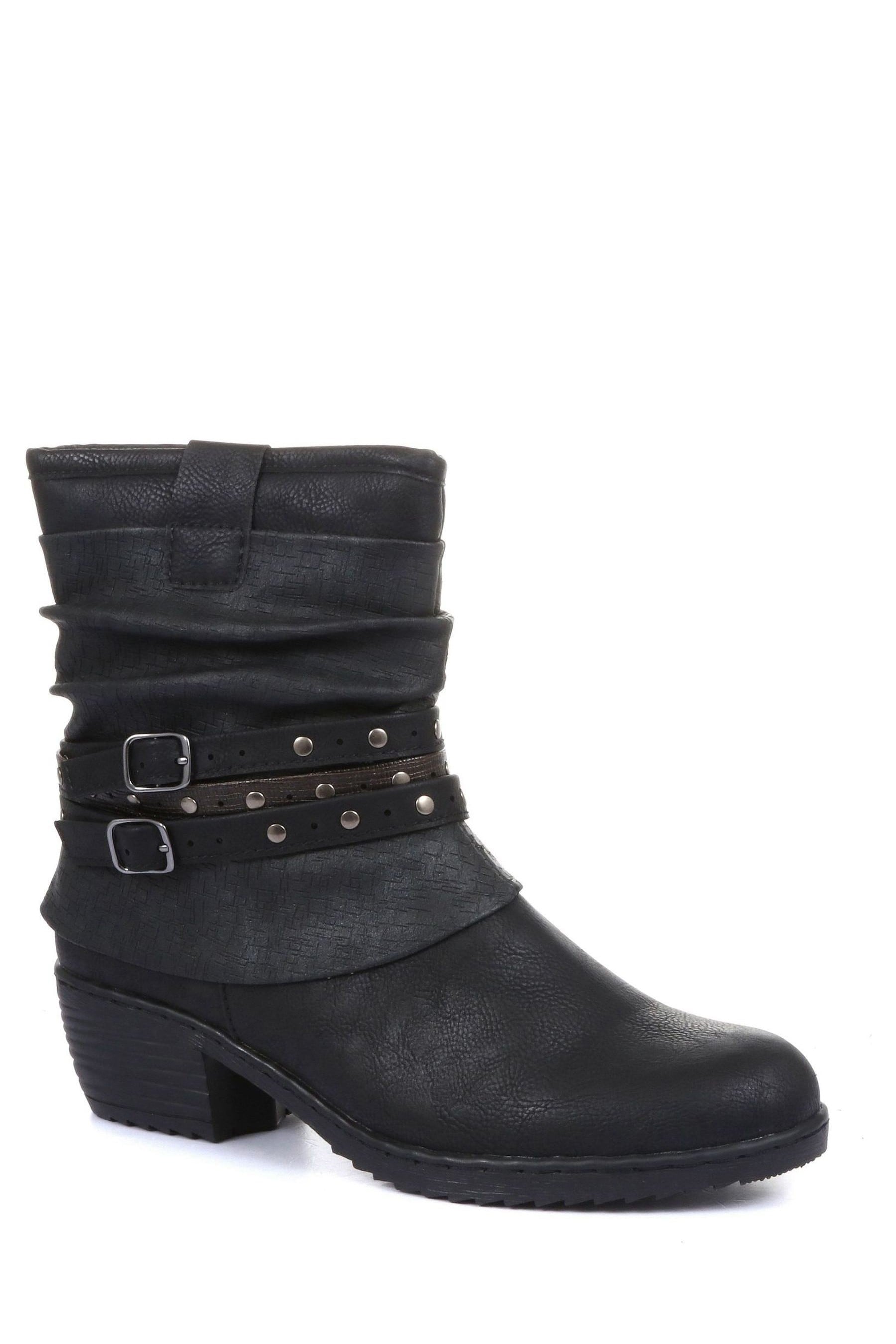 Buy Pavers Black Ladies Slouch Fit Ankle Boots from the Next UK online shop