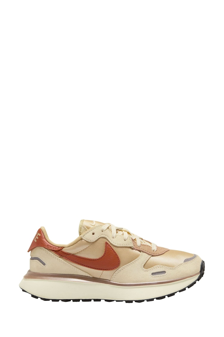 Nike Beige/Red Phoenix Waffle Trainers - Image 1 of 1