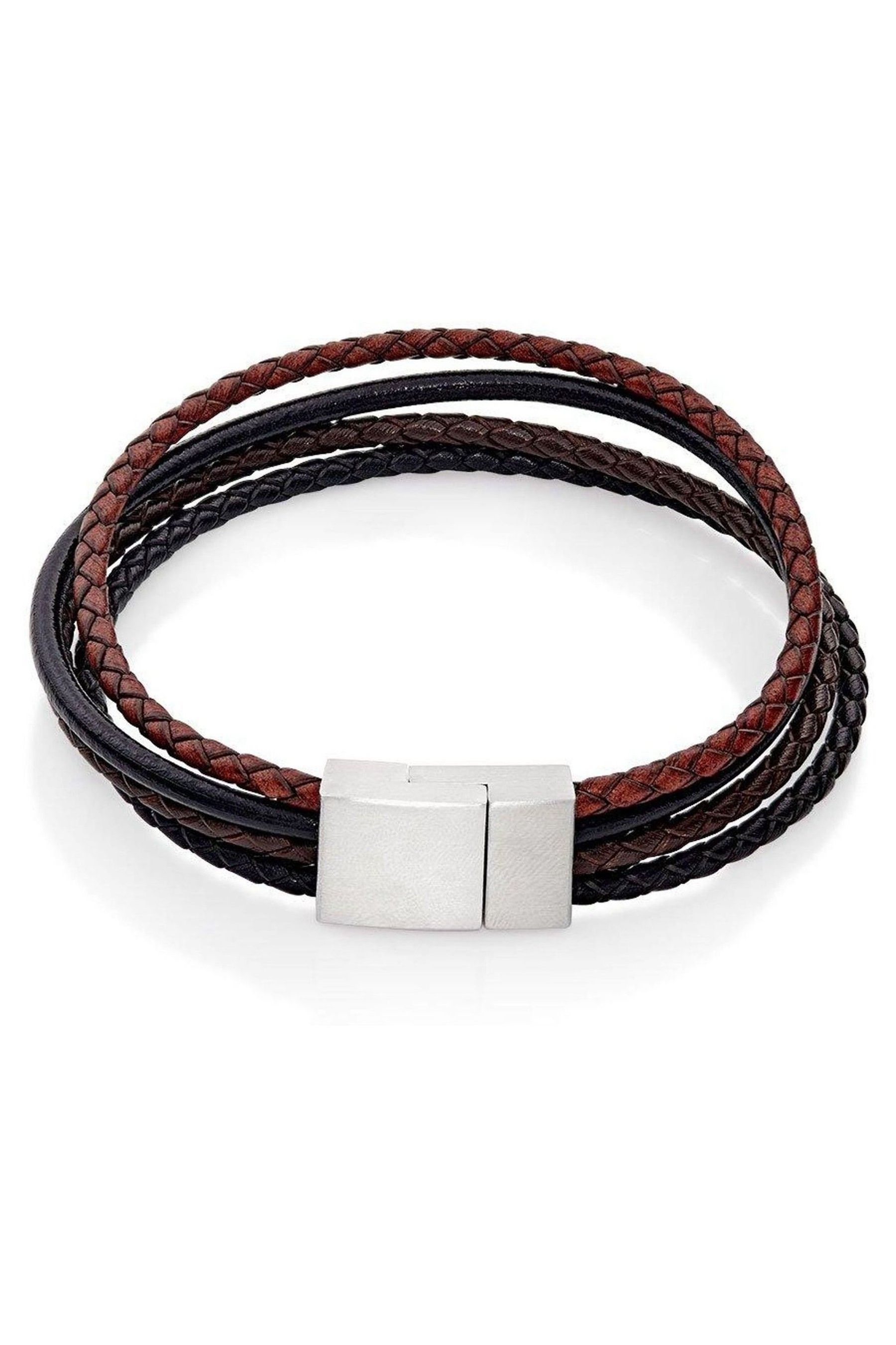 Buy Beaverbrooks Multi Strand Leather Bracelet from the Next UK online shop