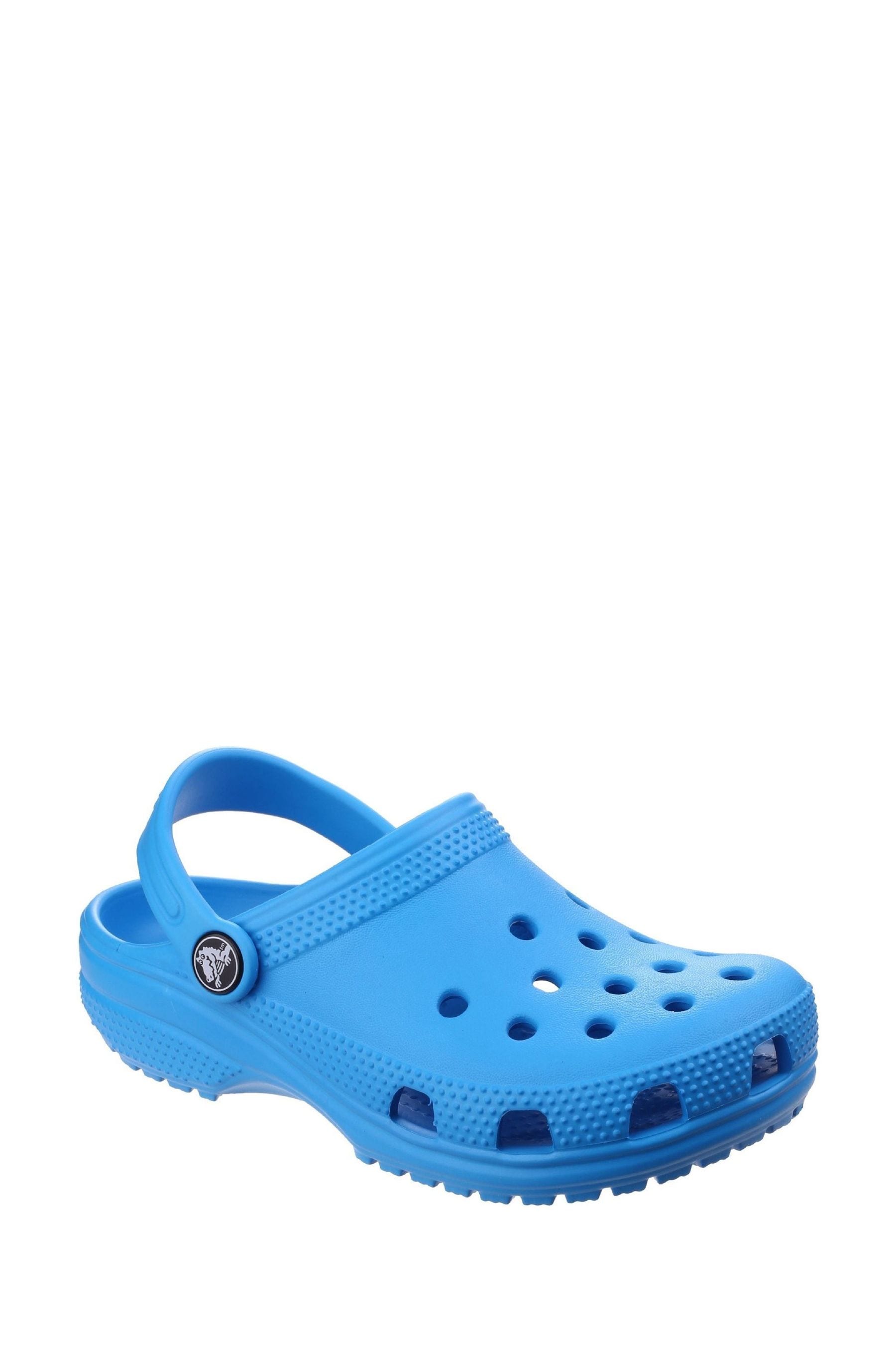 Buy Crocs™ Blue Kids Classic Slip-On Clogs from the Next UK online shop