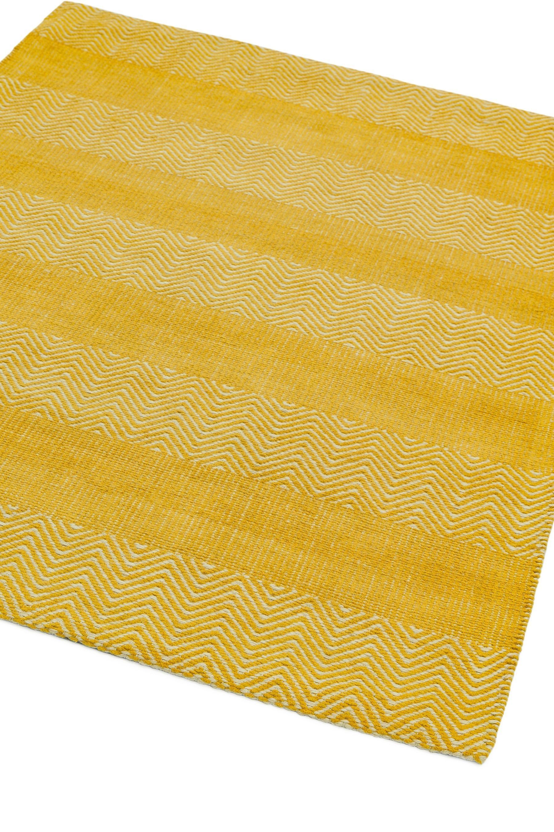Buy Asiatic Rugs Yellow Ives Jute And Chenille Rug from the Next UK