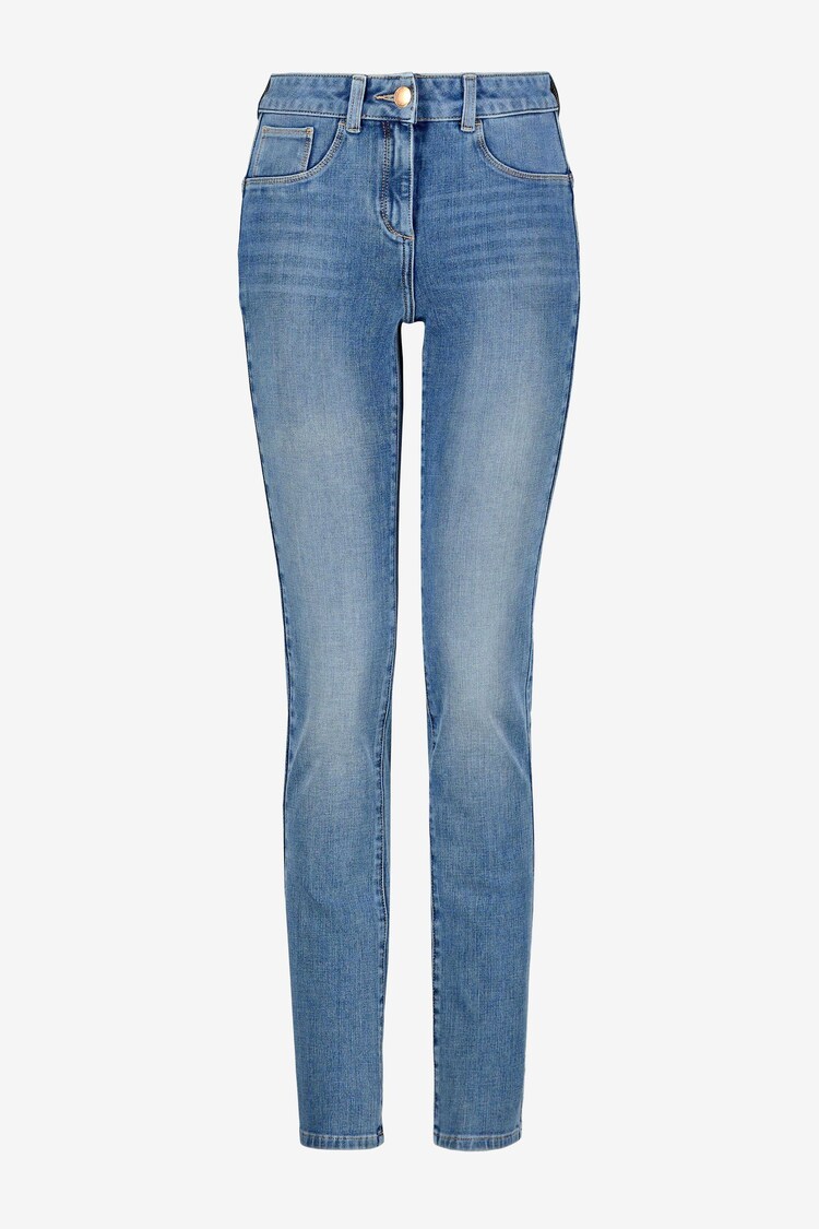 Mid Blue Denim 360° Stretch Slim Jeans - Image 1 of 1