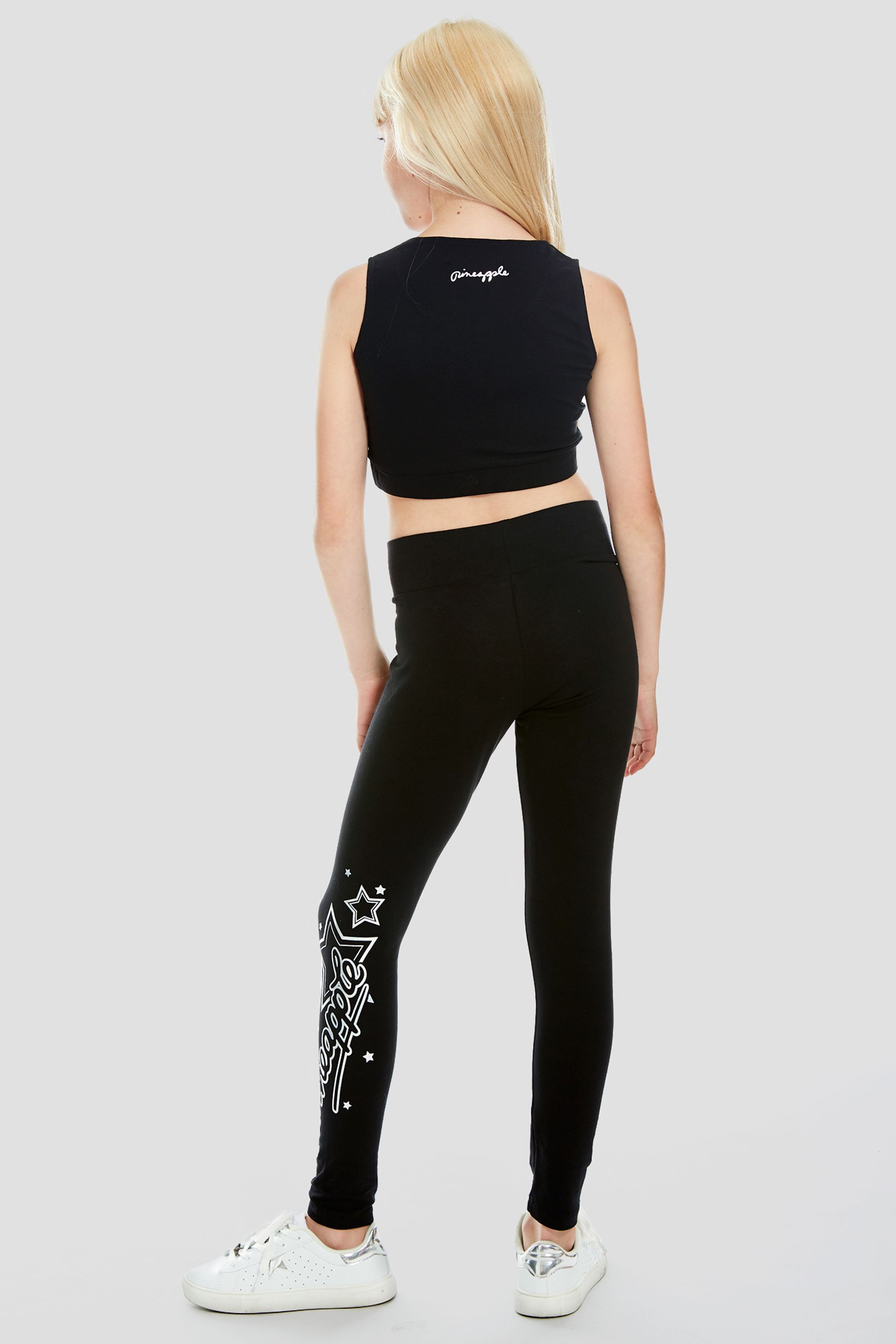 Buy Pineapple Black Dance Crop Vest from the Next UK online shop