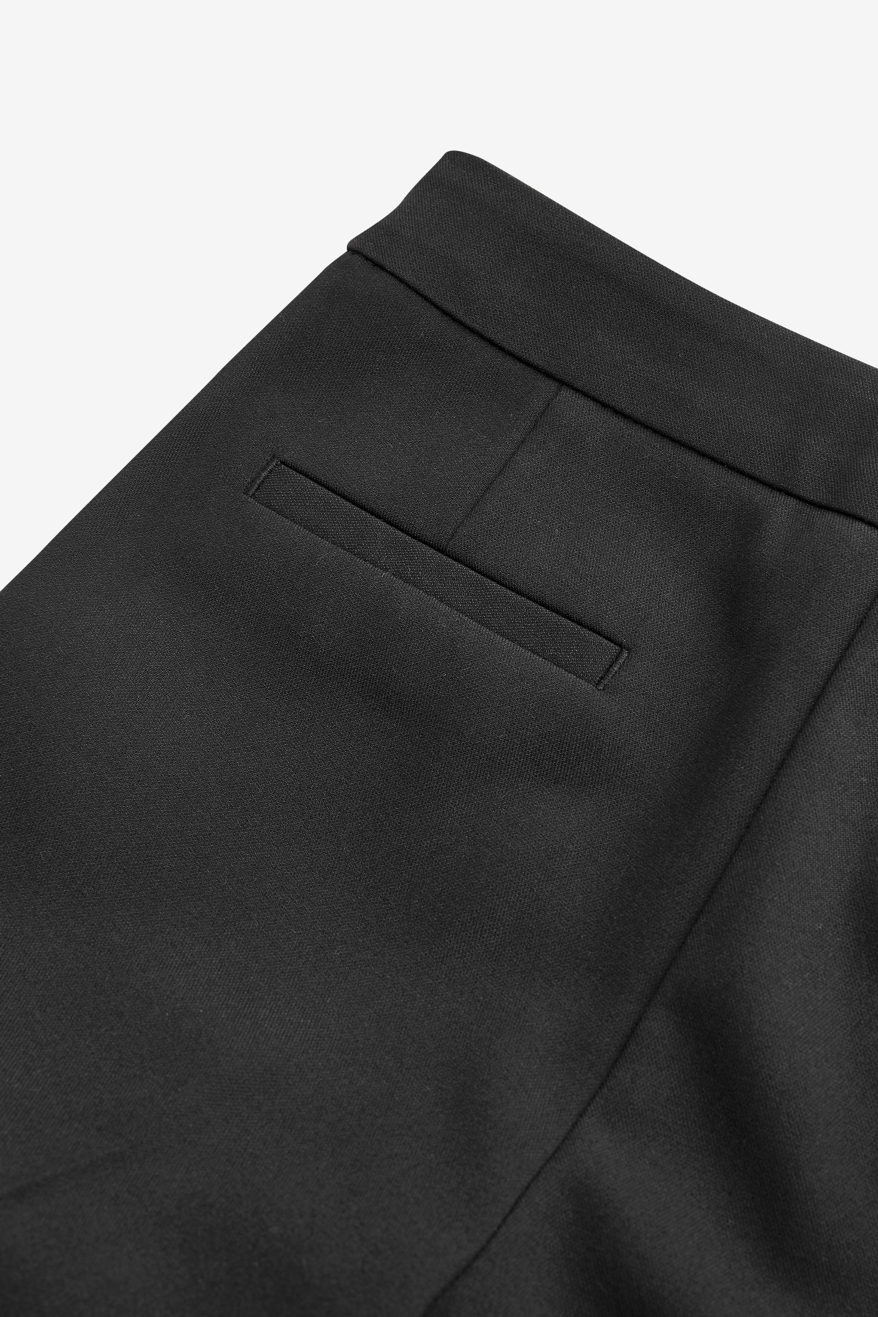 Buy Black Plain Front School Trousers (3-18yrs) from the Next UK online ...