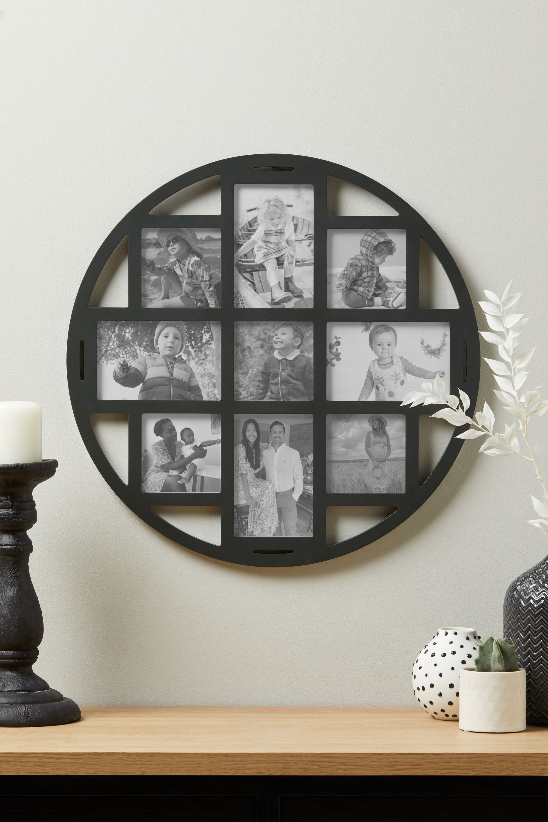Buy Grey Round Multi Collage Picture Frame from the Next UK online shop