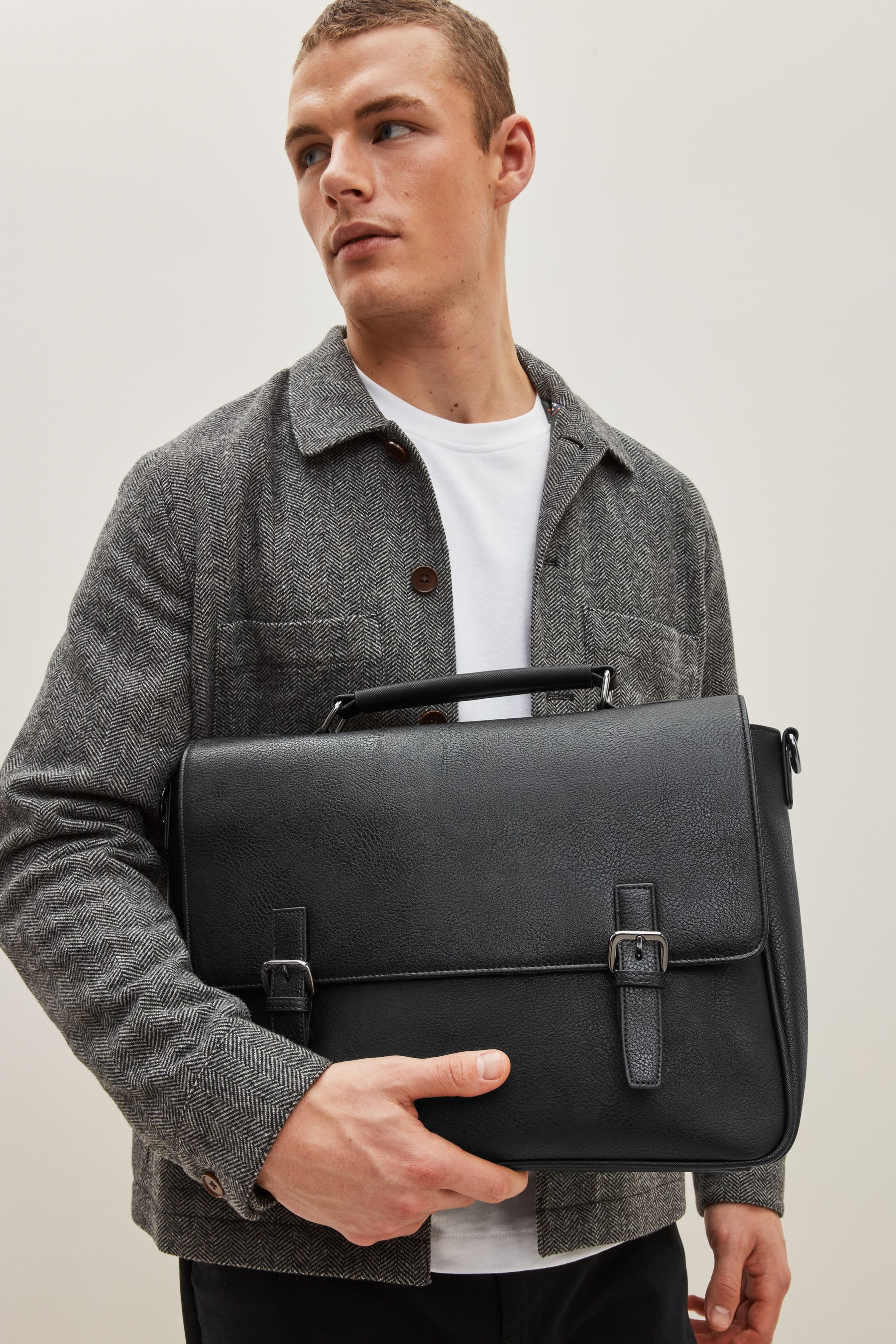 Buy Black Briefcase Messenger from the Next UK online shop