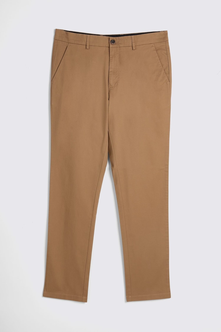MOSS Brown Tailored Chino Trousers - Image 1 of 1