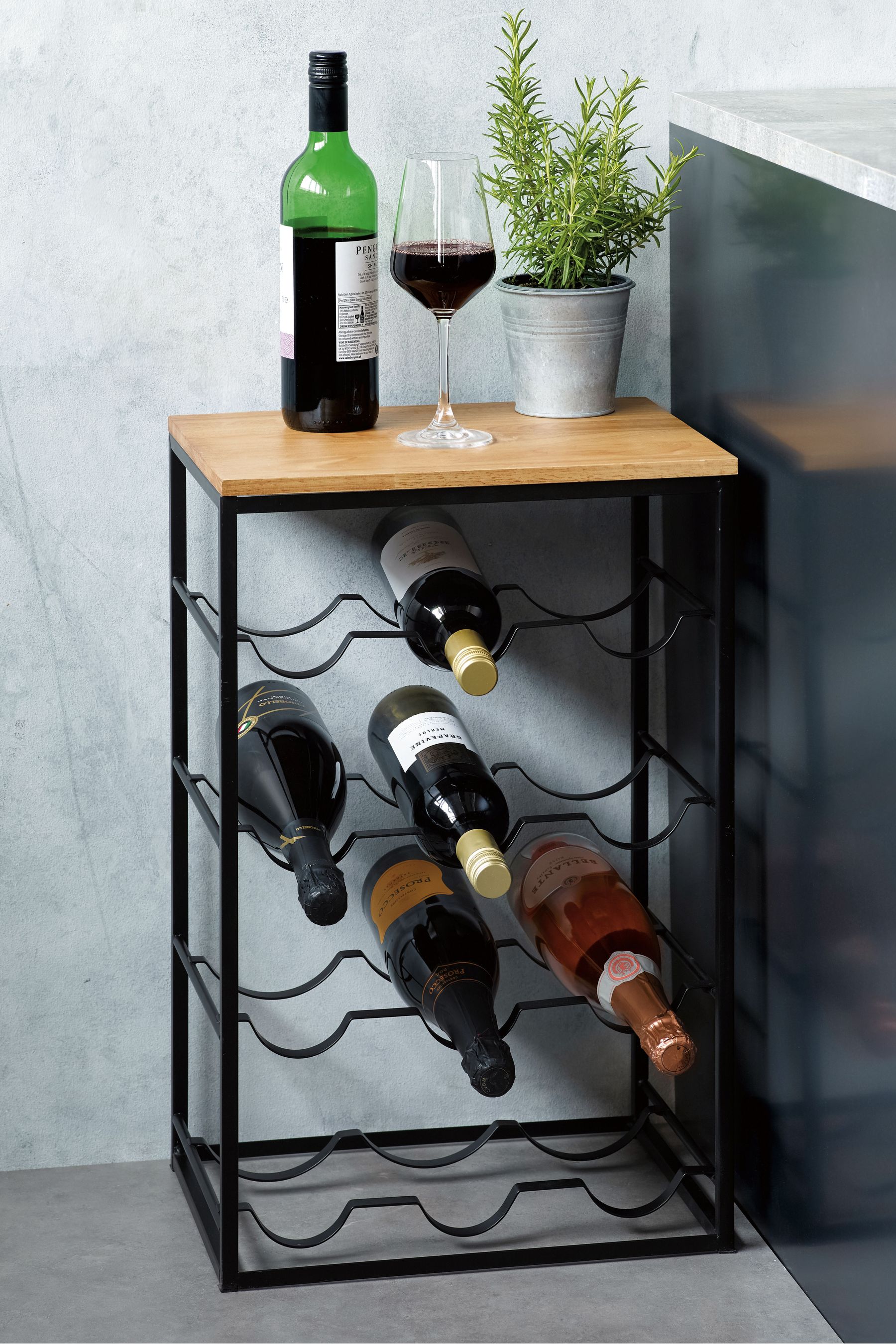 Buy Floor Standing Wine Rack from Next Cyprus