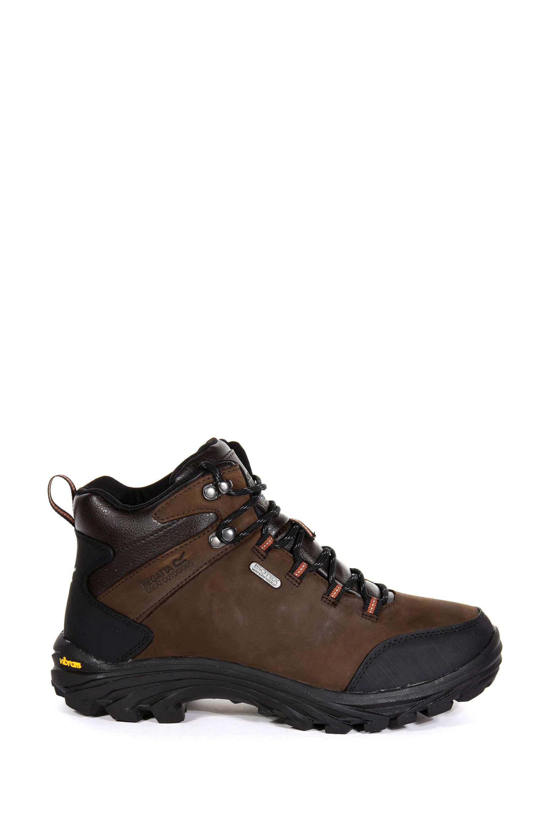 Buy Regatta Brown Burrell Leather Waterproof Walking Boots from the ...