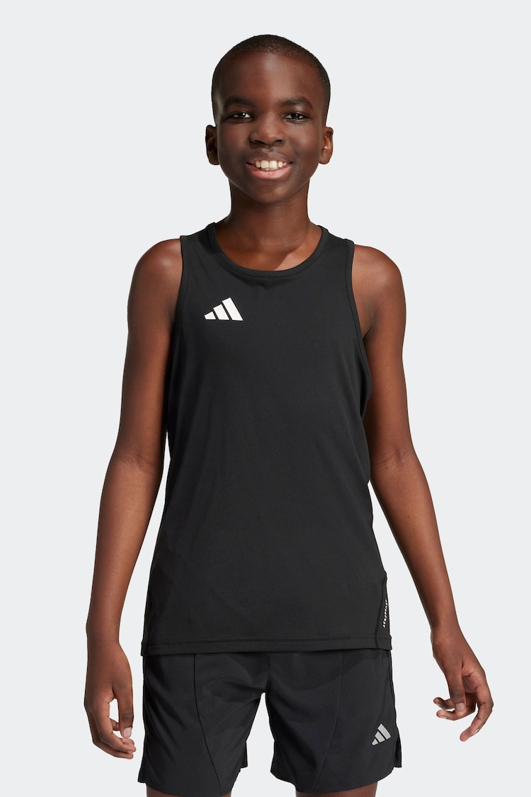adidas Black Team Tank Top Kids - Image 1 of 1