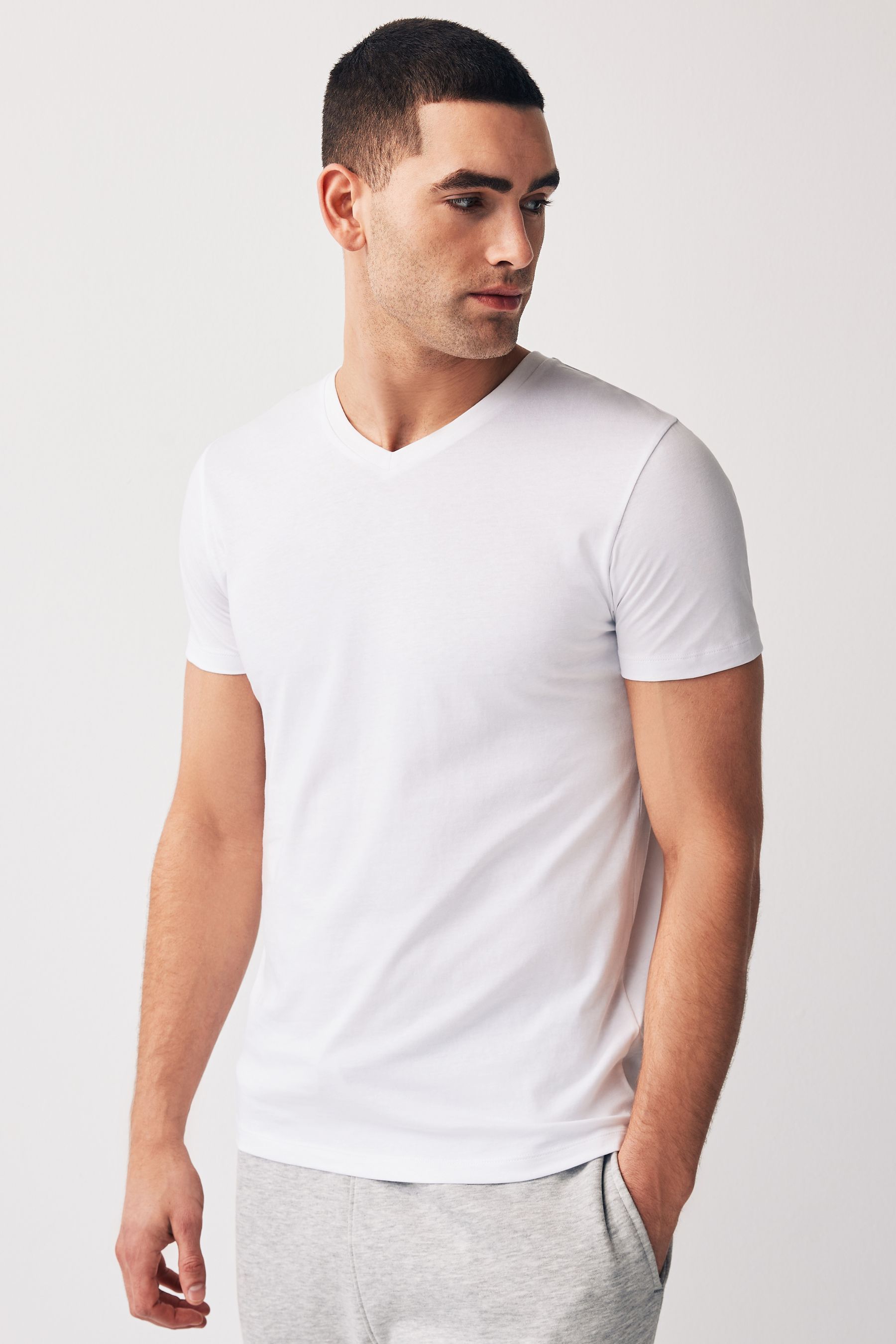 Buy Mixed VNeck TShirts 5 Pack from Next Australia