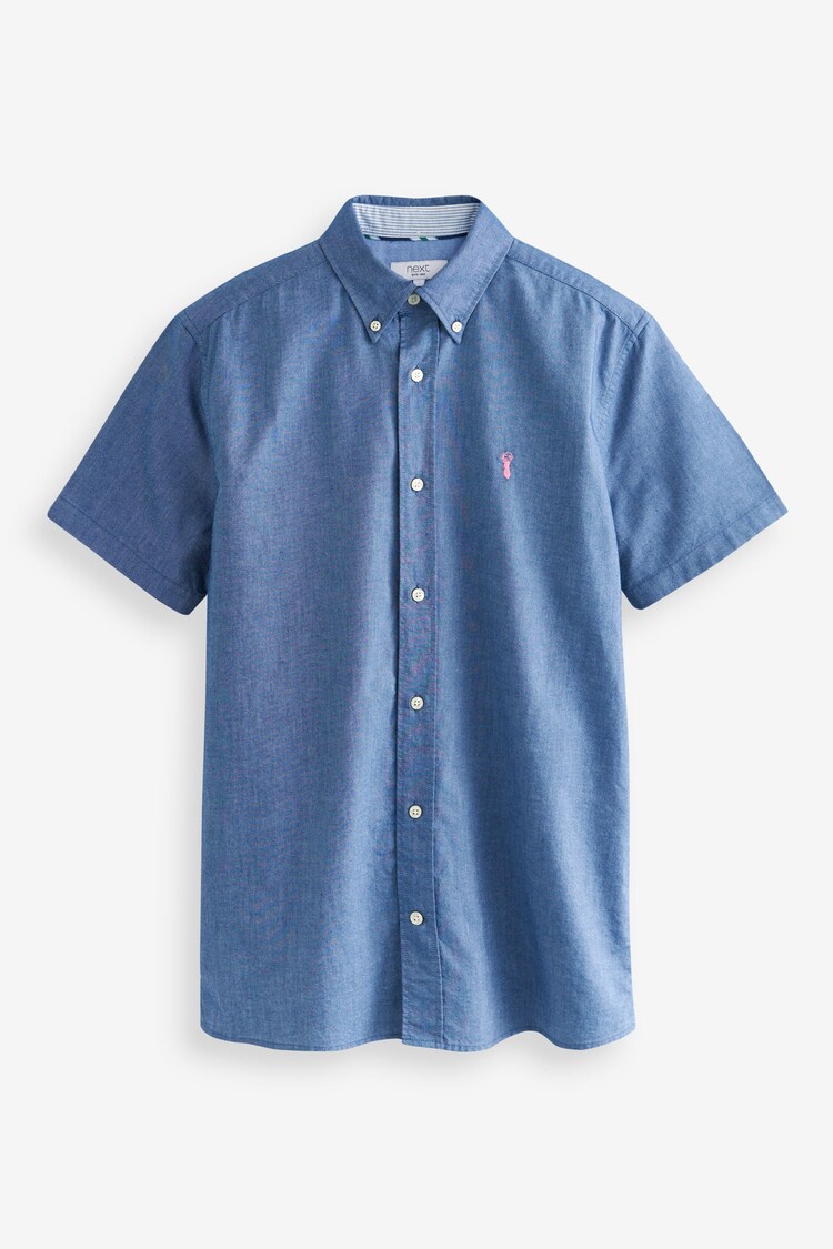 Blue Short Sleeve Oxford Shirt - Image 1 of 1